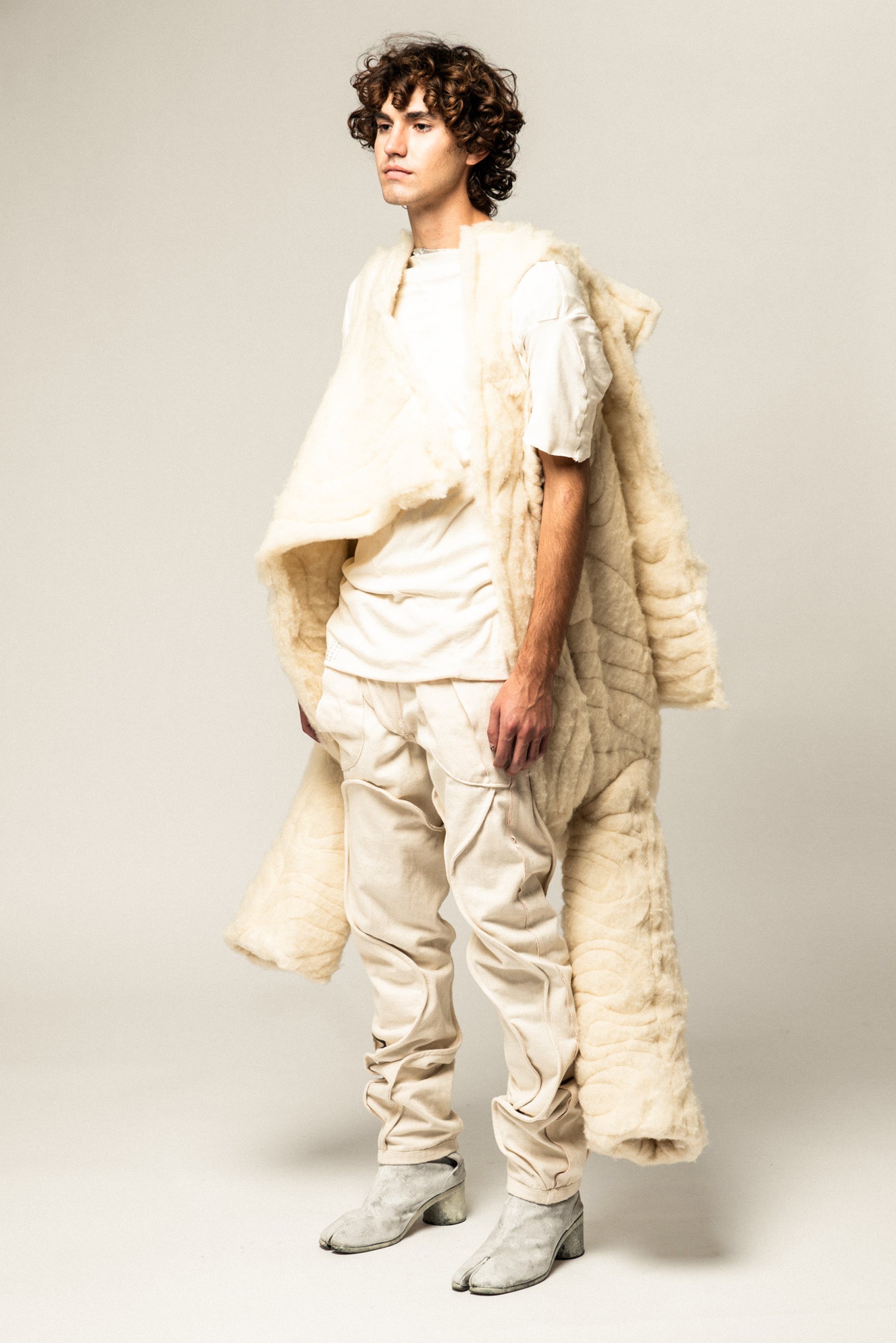 REVERSIBLE ORGANIC QUILTED PUFFER JACKET