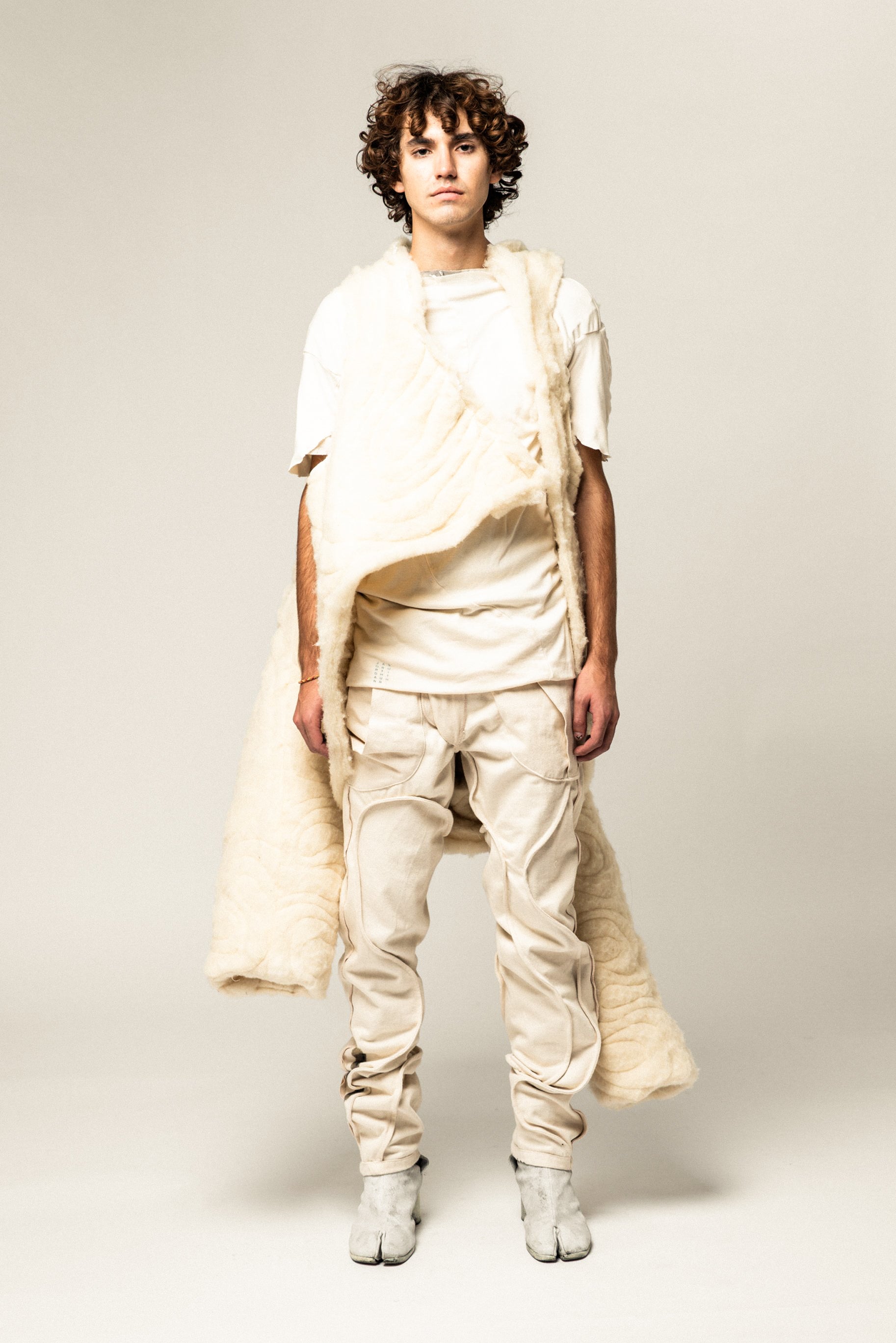 REVERSIBLE ORGANIC QUILTED PUFFER JACKET