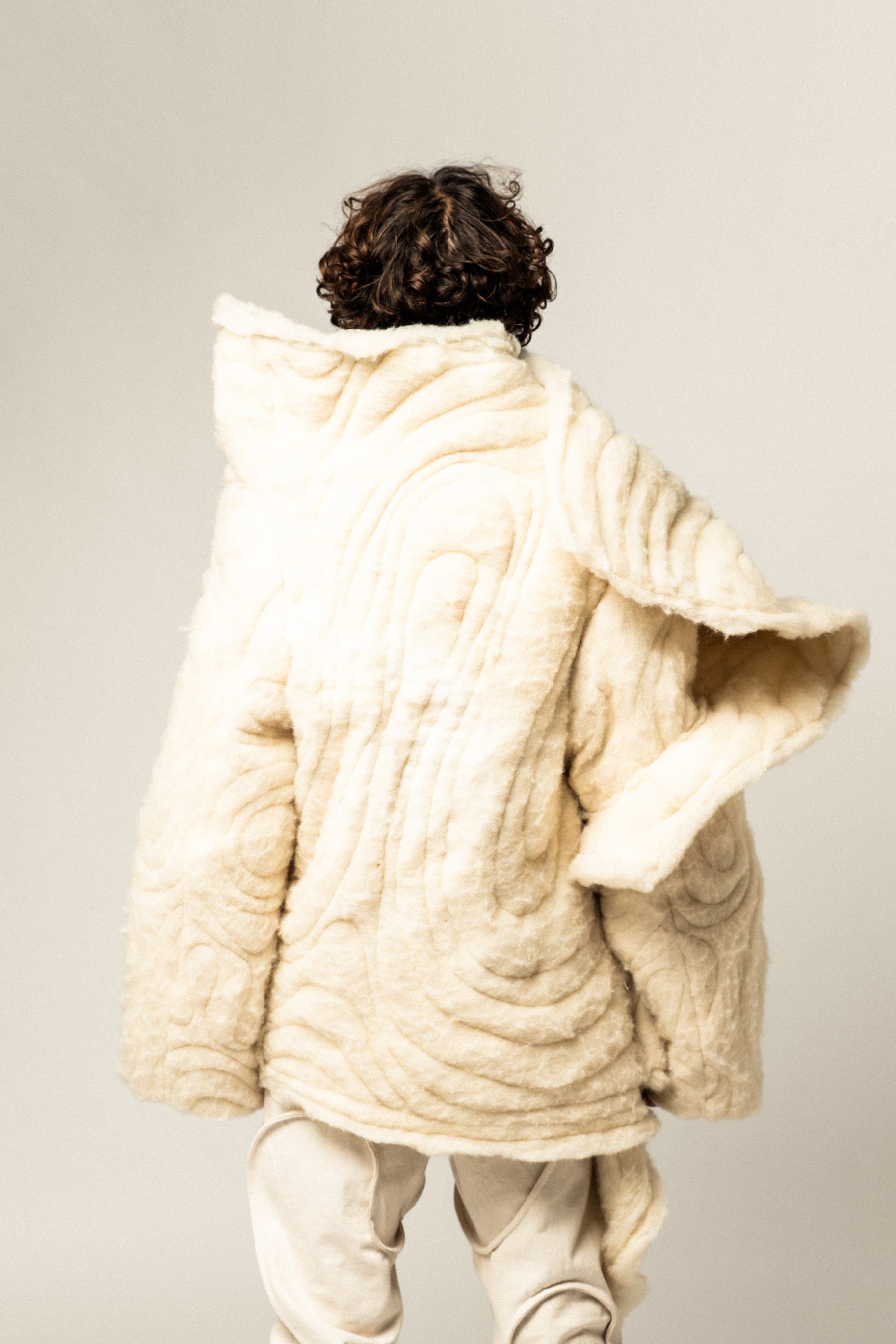 REVERSIBLE ORGANIC QUILTED PUFFER JACKET