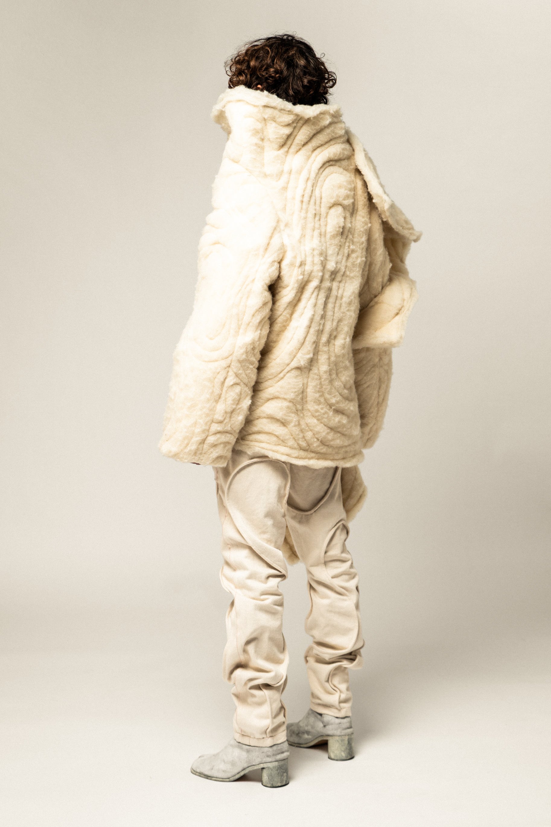 REVERSIBLE ORGANIC QUILTED PUFFER JACKET