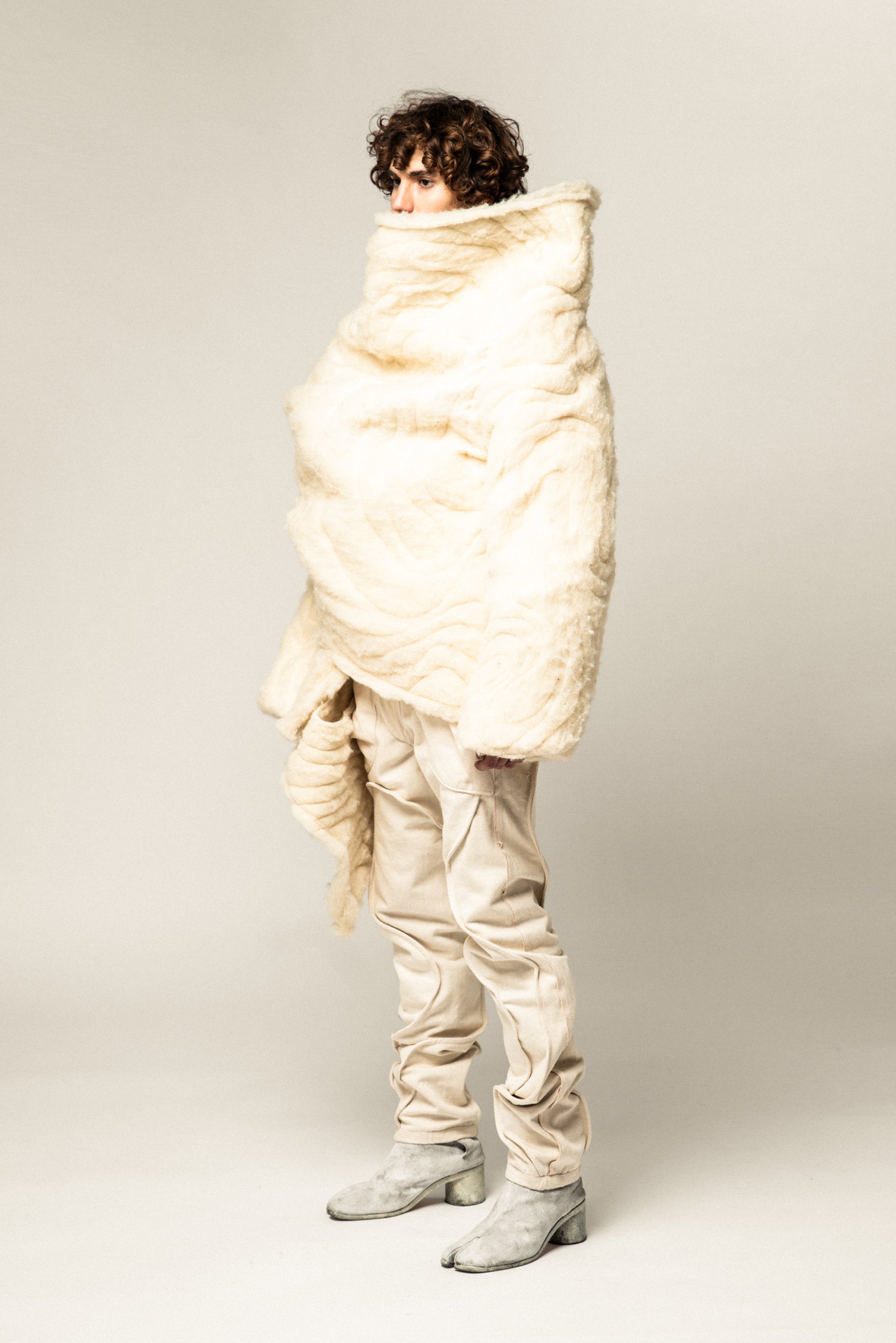 REVERSIBLE ORGANIC QUILTED PUFFER JACKET