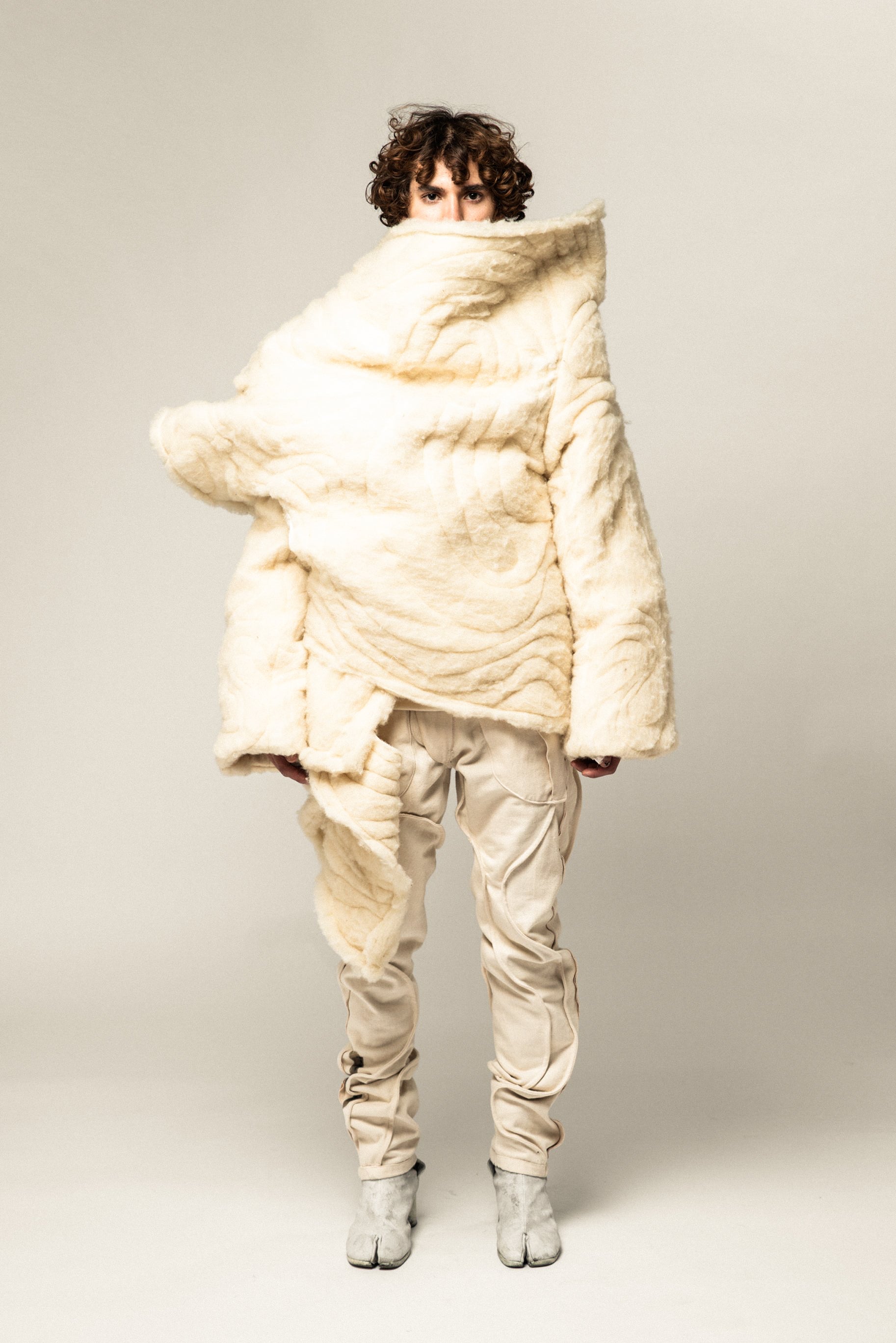 REVERSIBLE ORGANIC QUILTED PUFFER JACKET