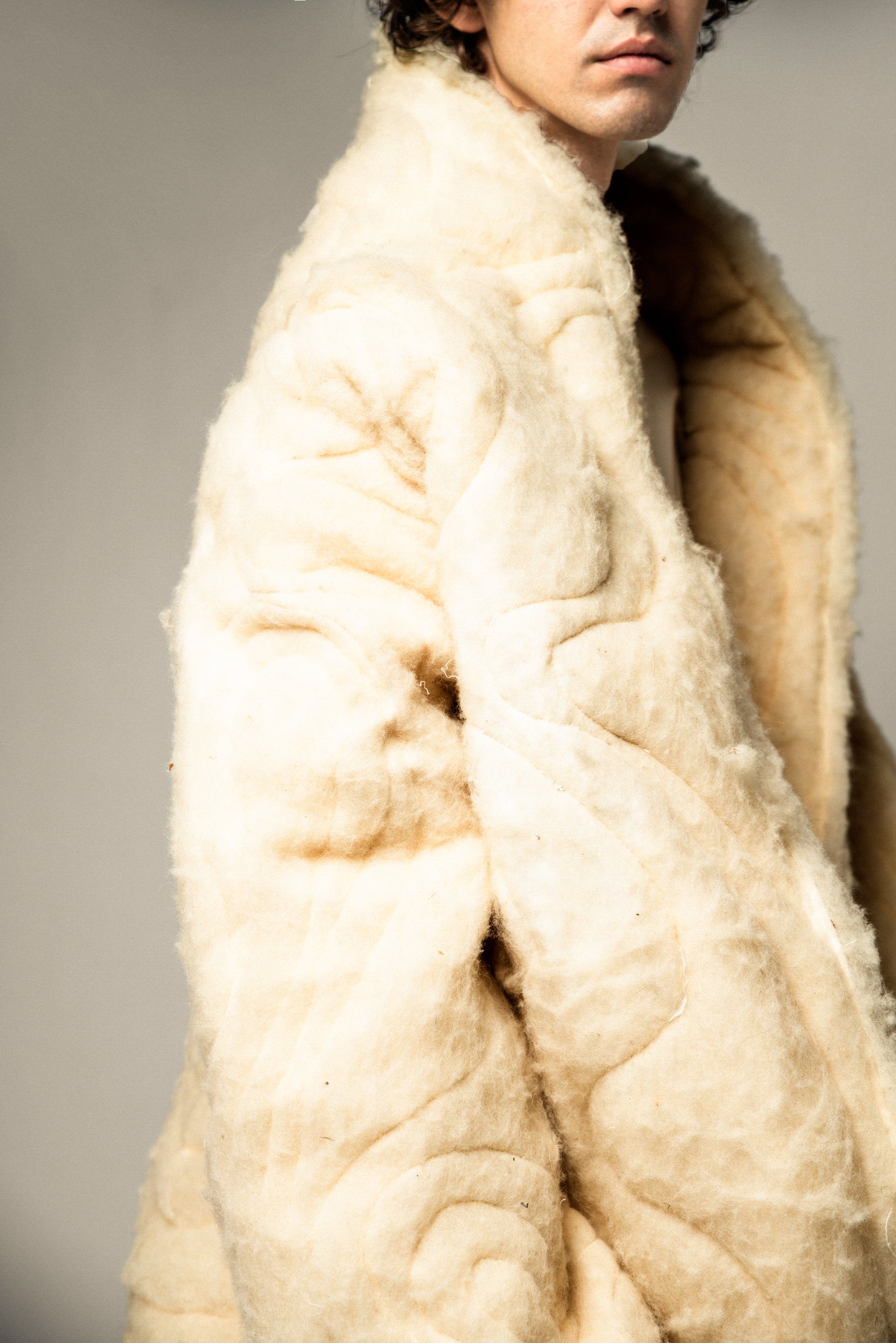 REVERSIBLE ORGANIC QUILTED PUFFER JACKET