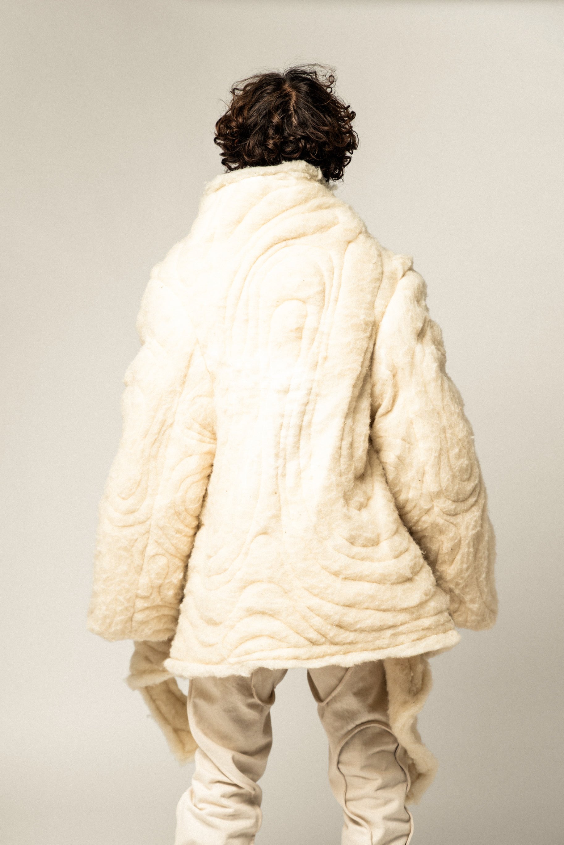 REVERSIBLE ORGANIC QUILTED PUFFER JACKET