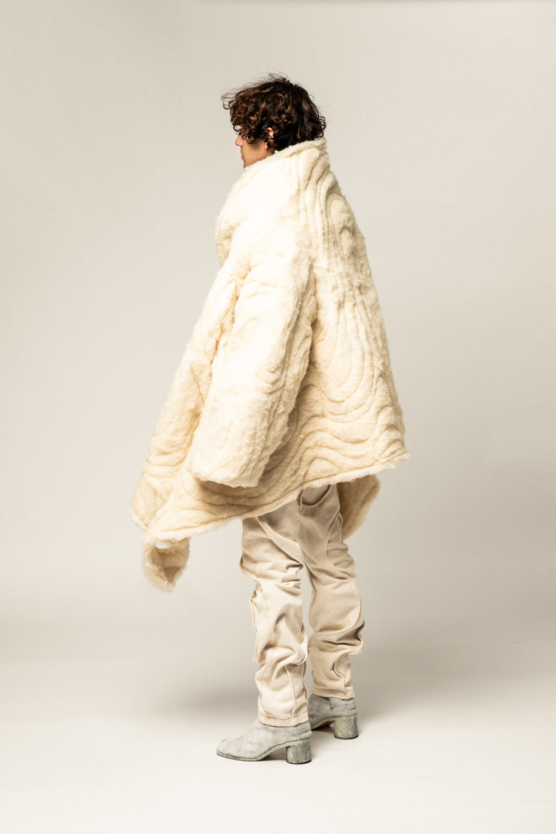 REVERSIBLE ORGANIC QUILTED PUFFER JACKET