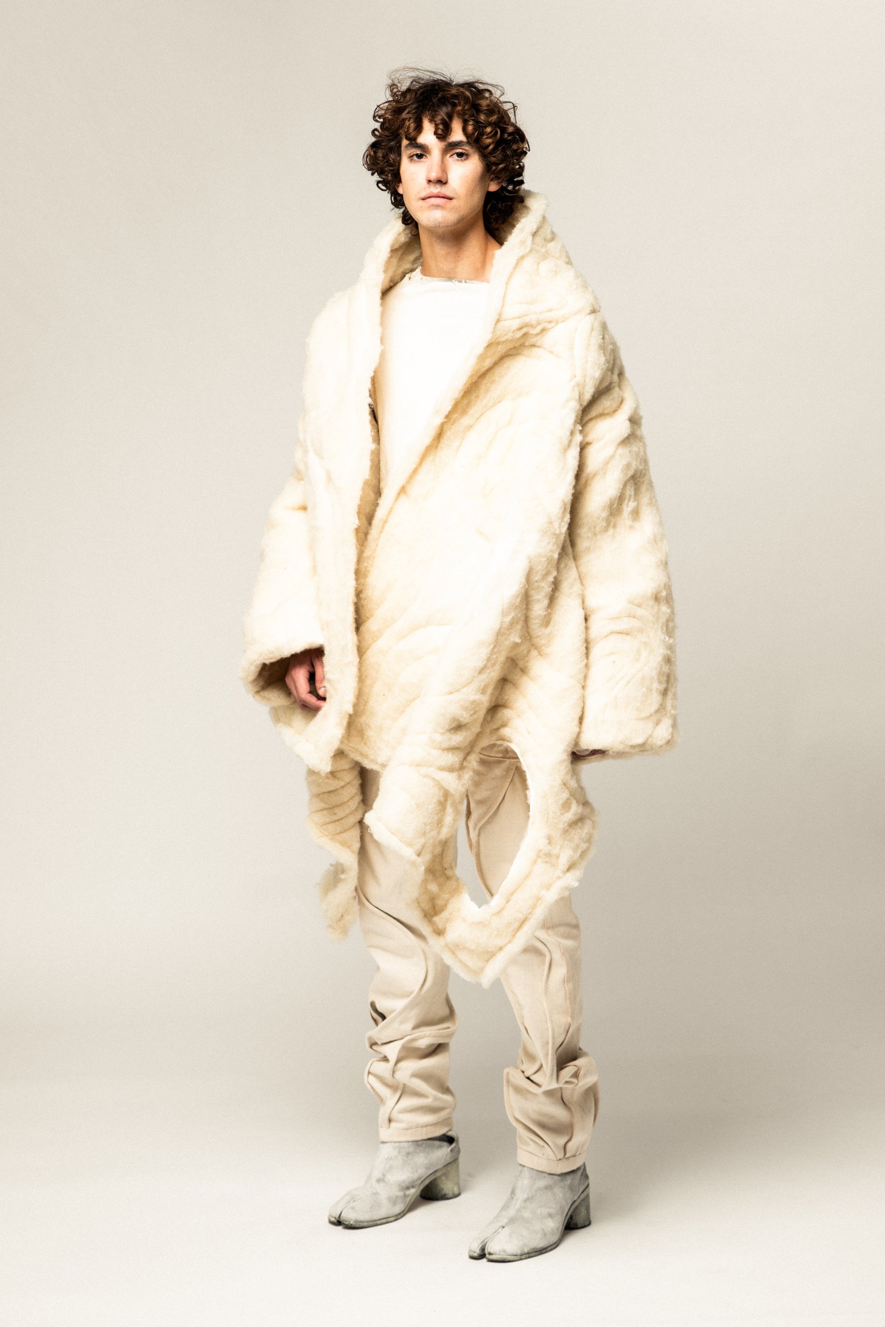 REVERSIBLE ORGANIC QUILTED PUFFER JACKET