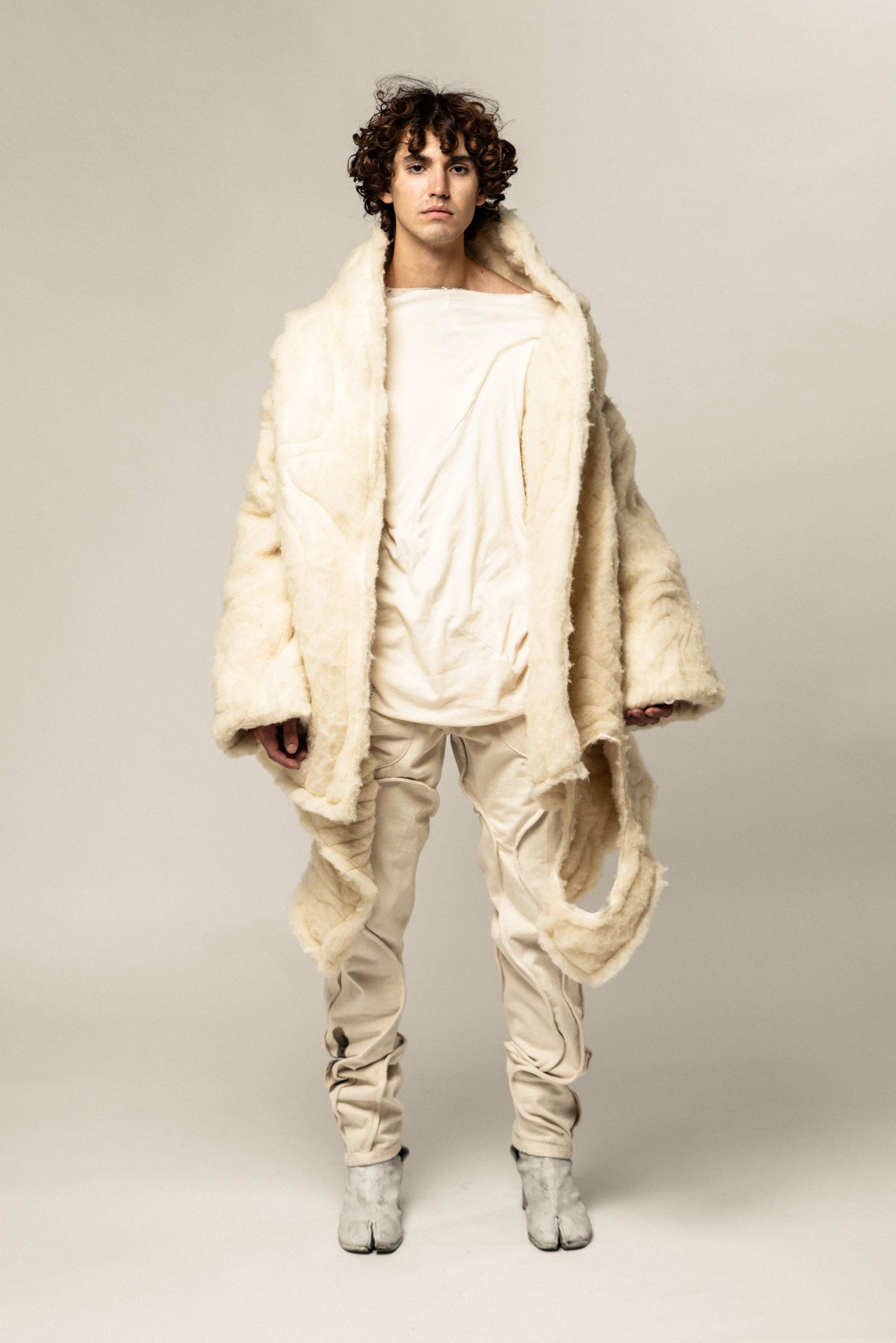 REVERSIBLE ORGANIC QUILTED PUFFER JACKET