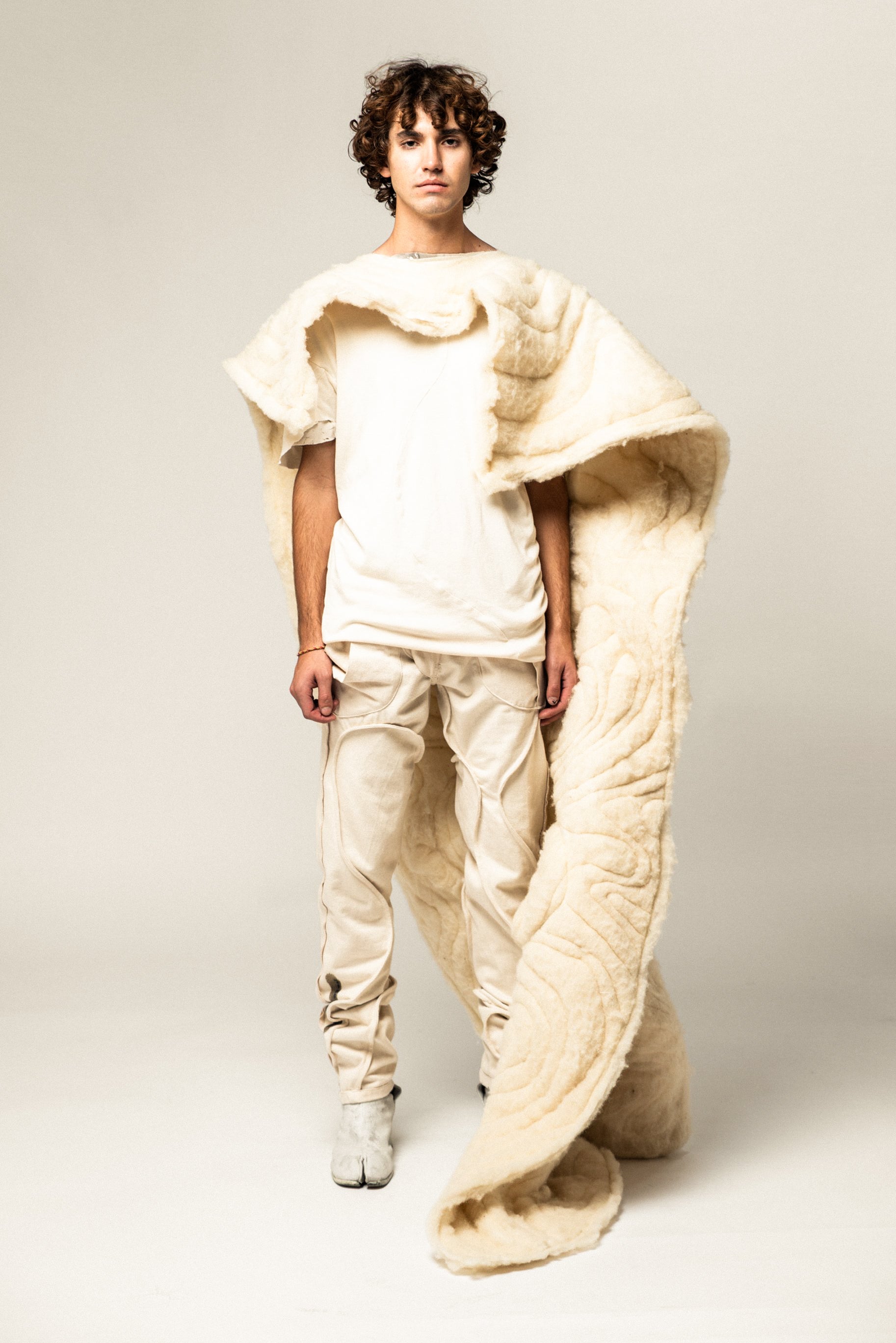 REVERSIBLE ORGANIC QUILTED PUFFER JACKET