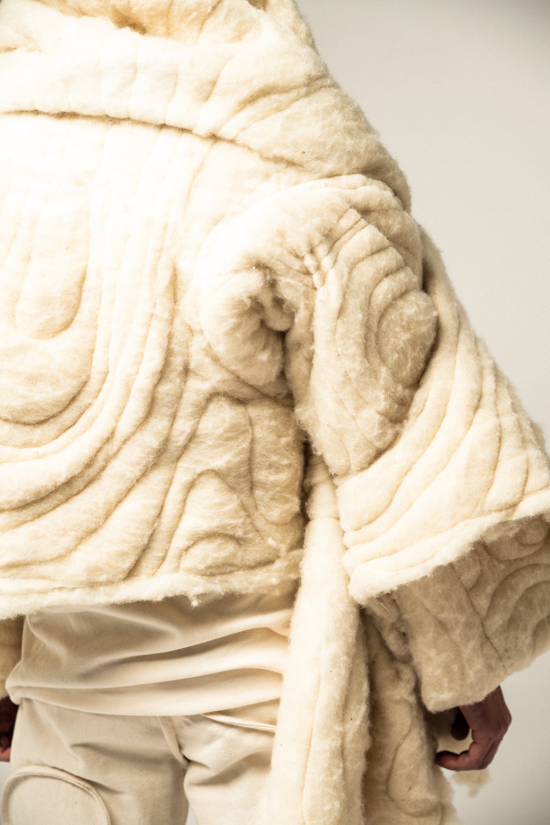 REVERSIBLE ORGANIC QUILTED PUFFER JACKET