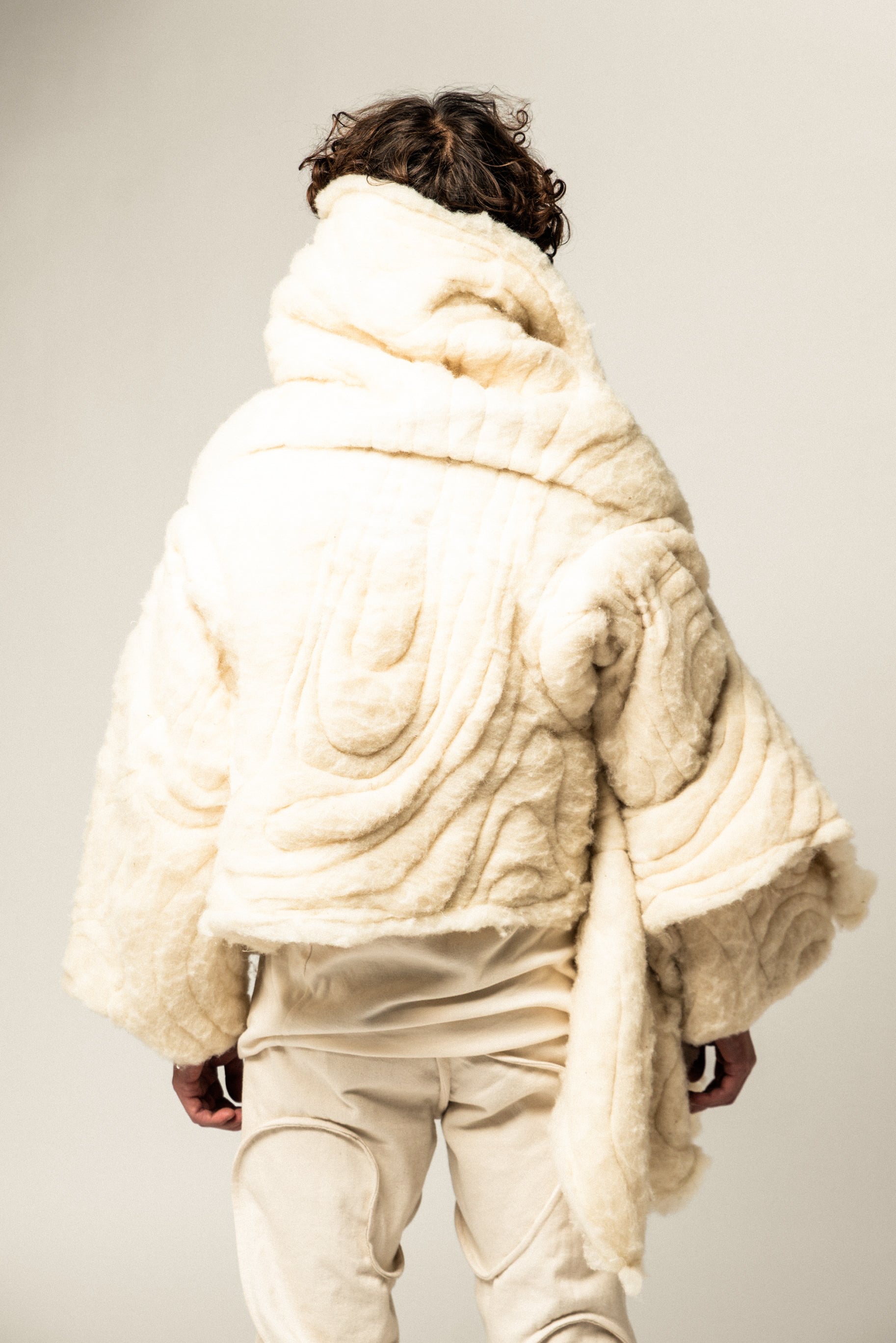 REVERSIBLE ORGANIC QUILTED PUFFER JACKET