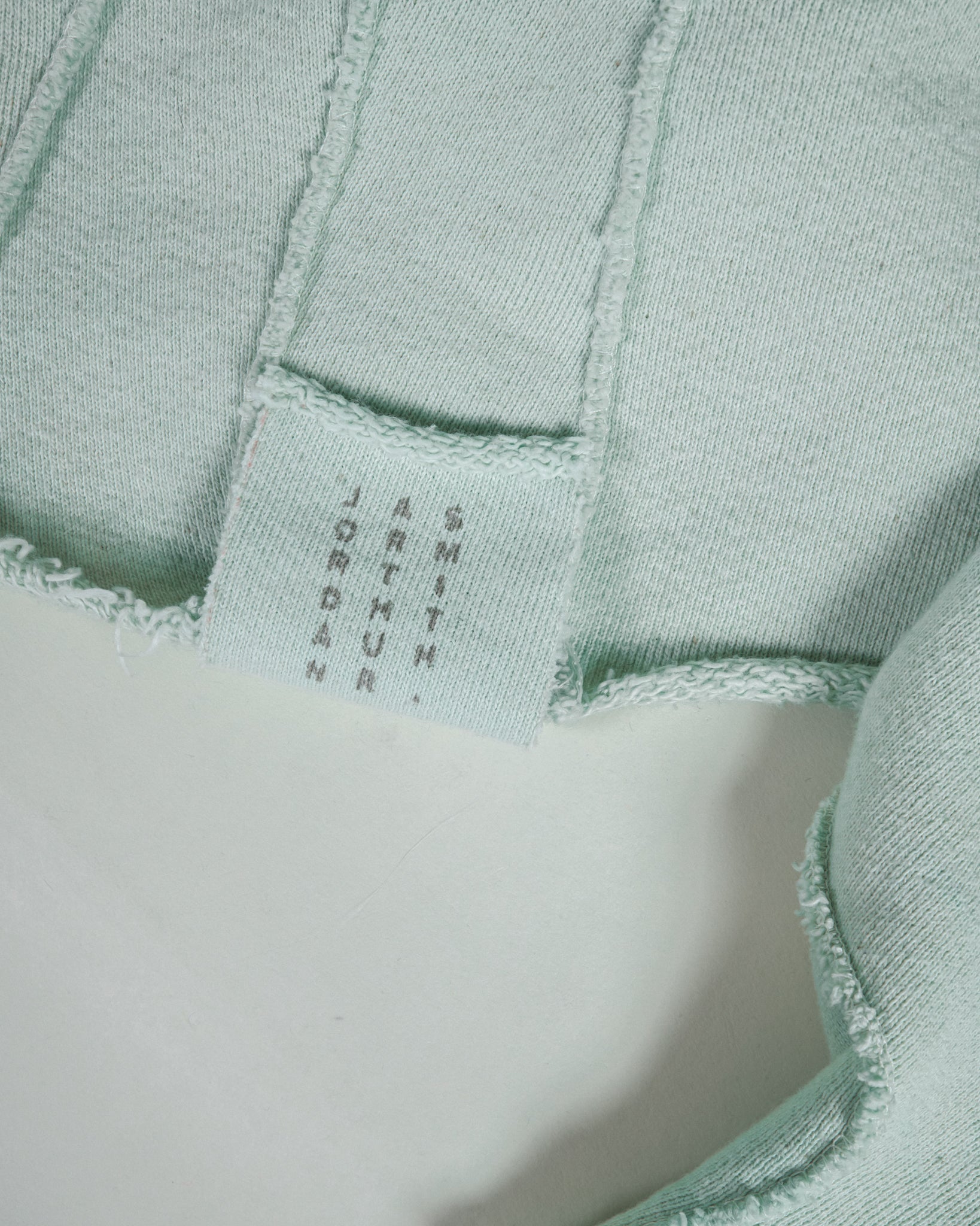 SAMPLE COPPER OXIDE DIP DYED  REVERSIBLE POST HUMAN SWEATER