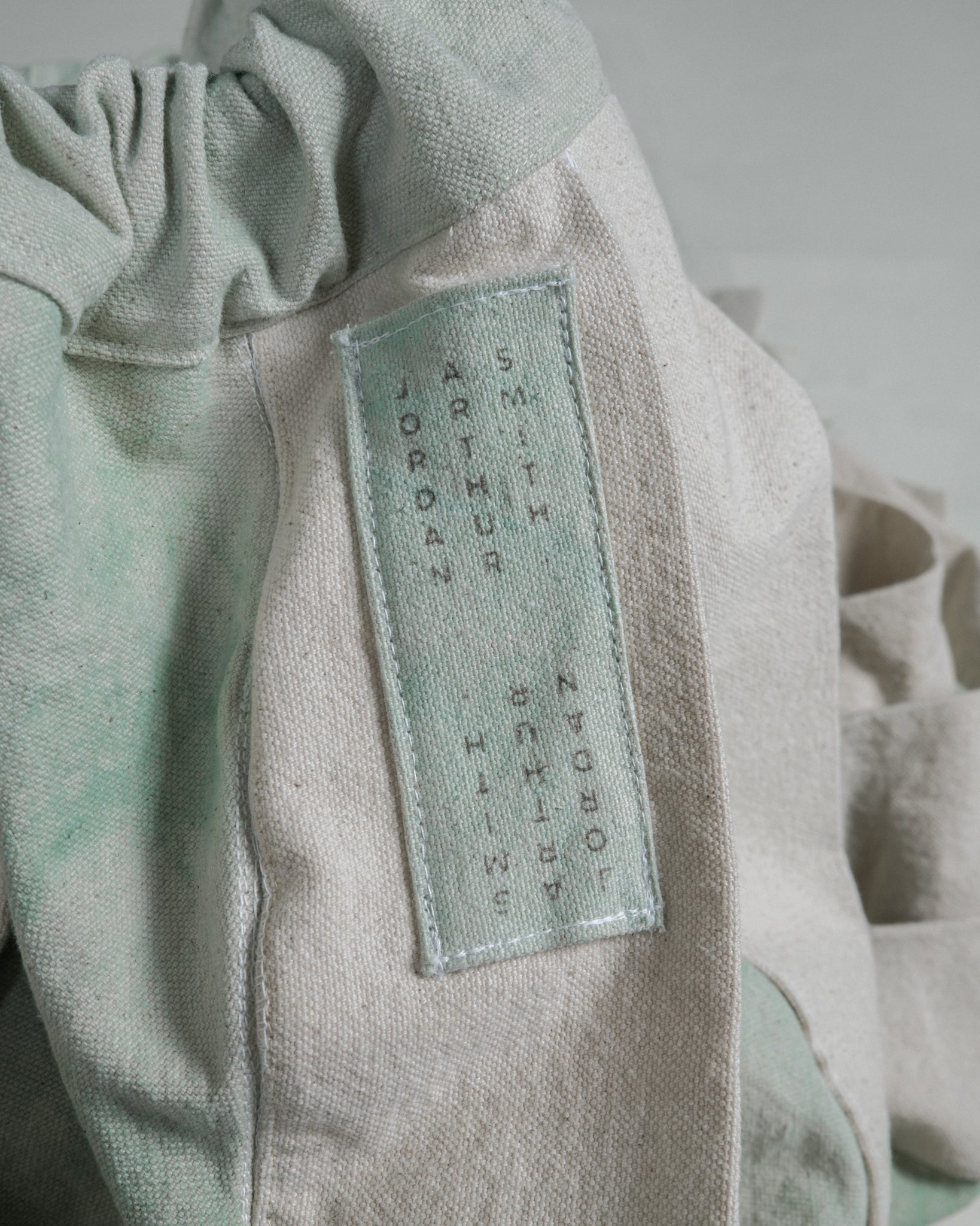 SAMPLE COPPER OXIDE DIP DYED  POST HUMAN PANTS