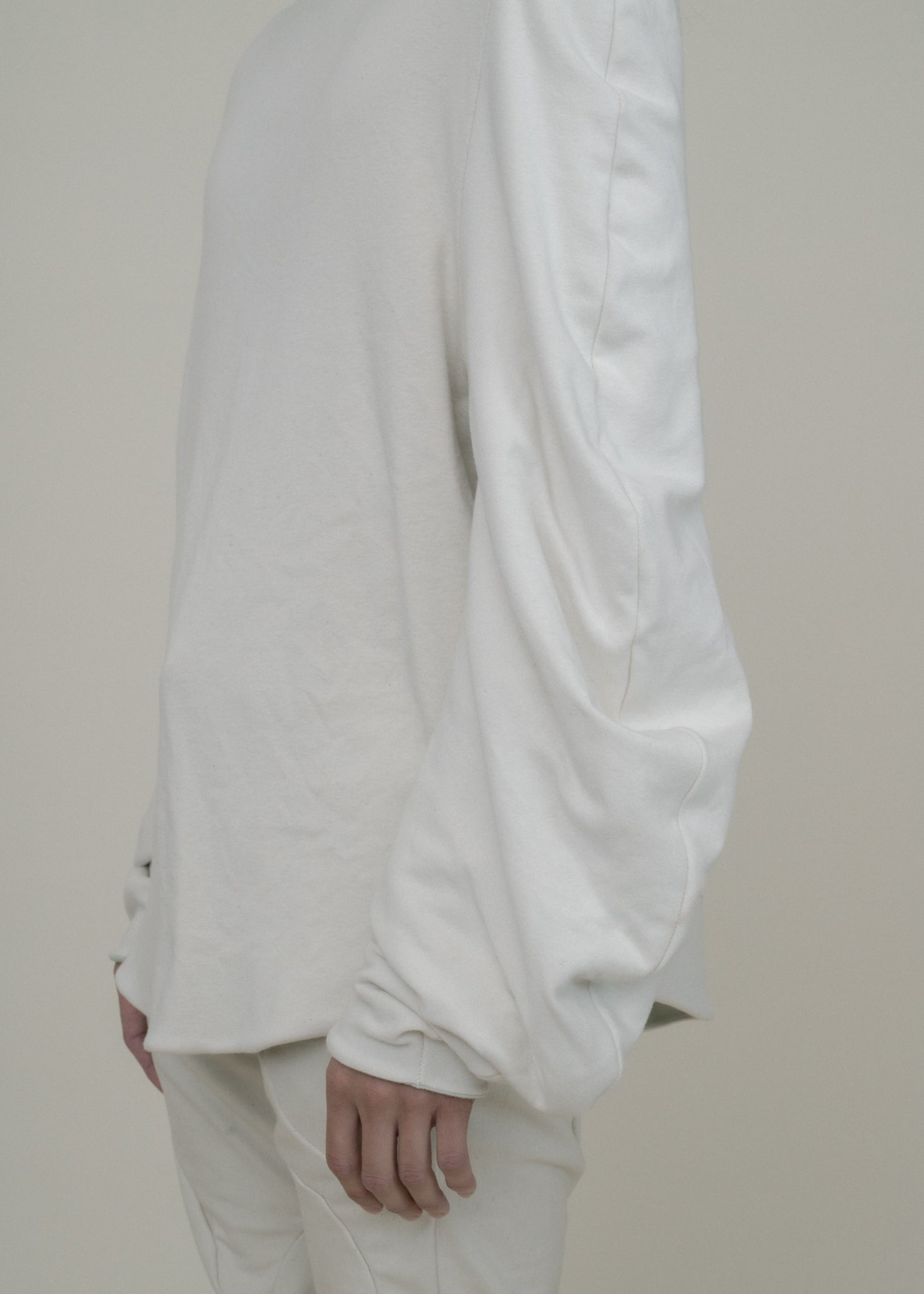 SAMPLE COPPER OXIDE DIP DYED REVERSIBLE CIRCLE SWEATER