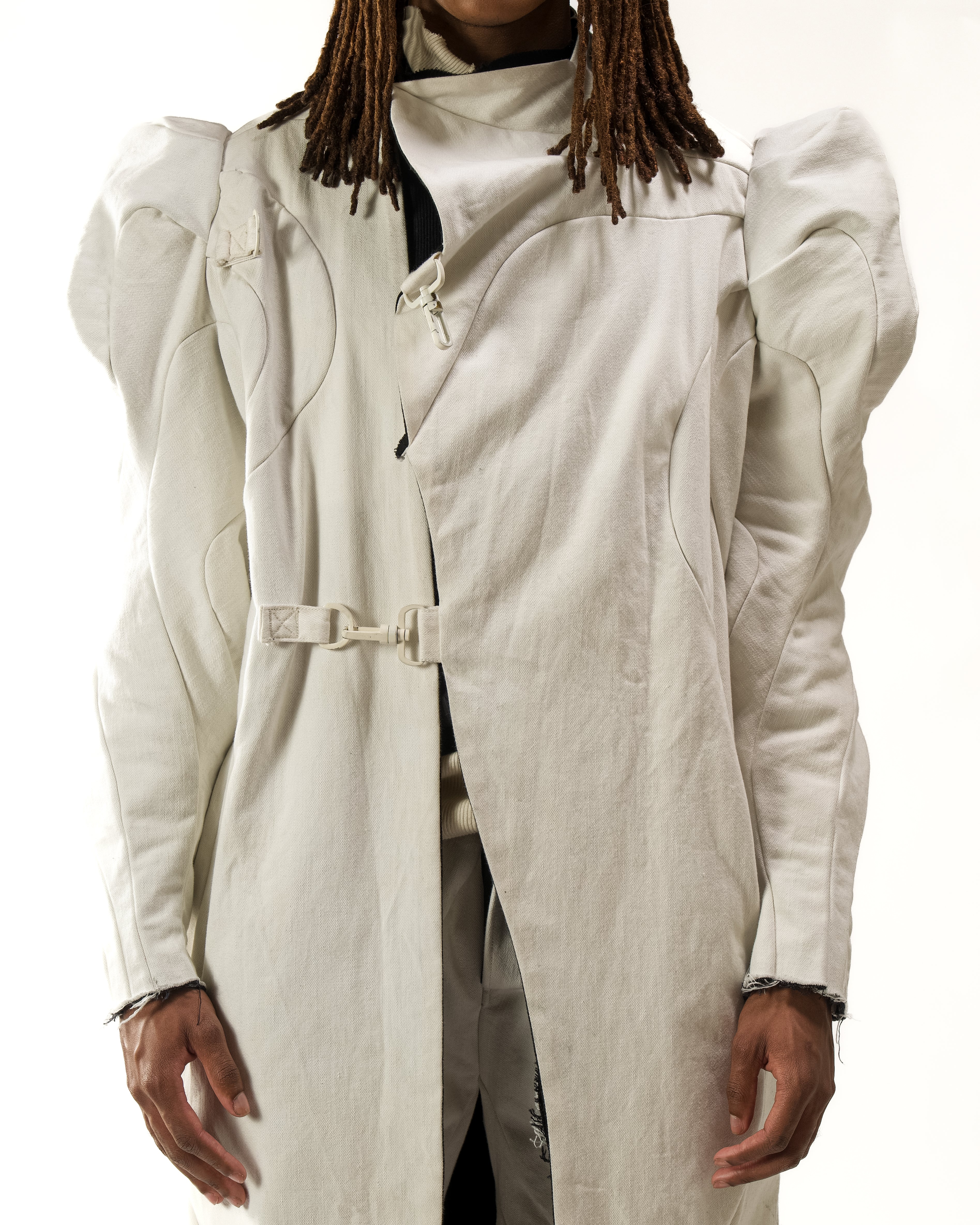 WAXED REVERSIBLE POST HUMAN COAT