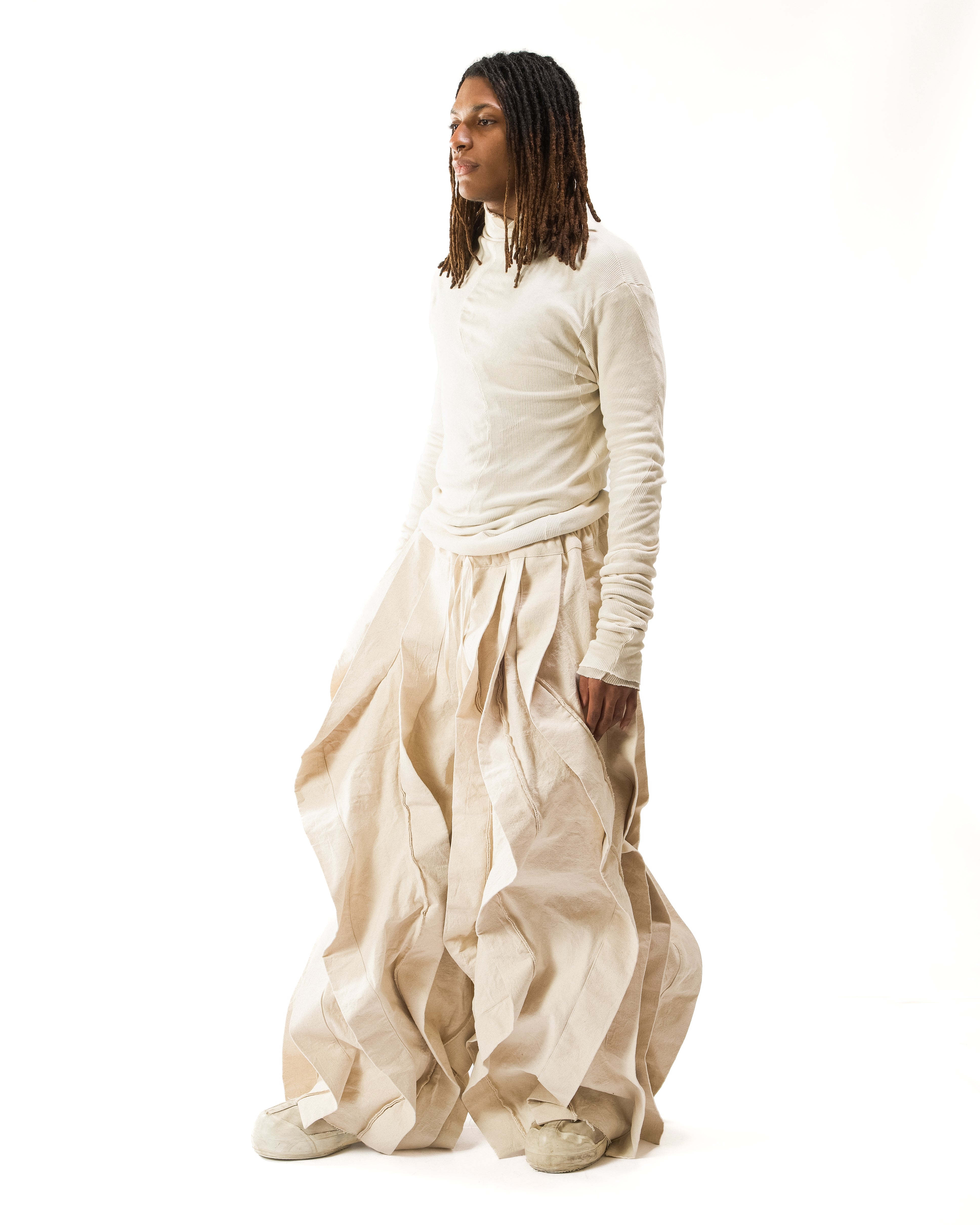 SAMPLE UNDYED REVERSIBLE POST HUMAN PANTS