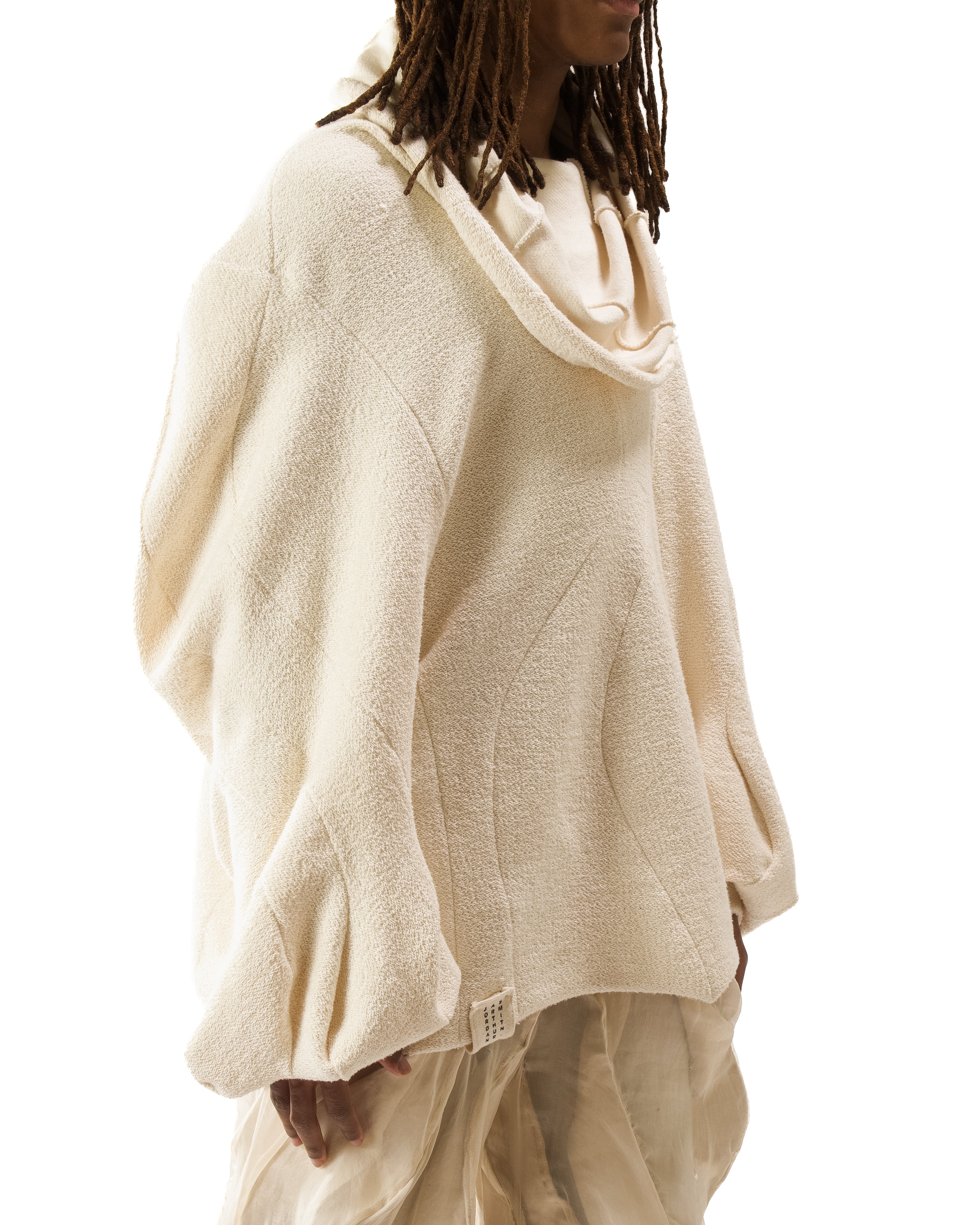 UNDYED REVERSIBLE POST HUMAN SWEATER