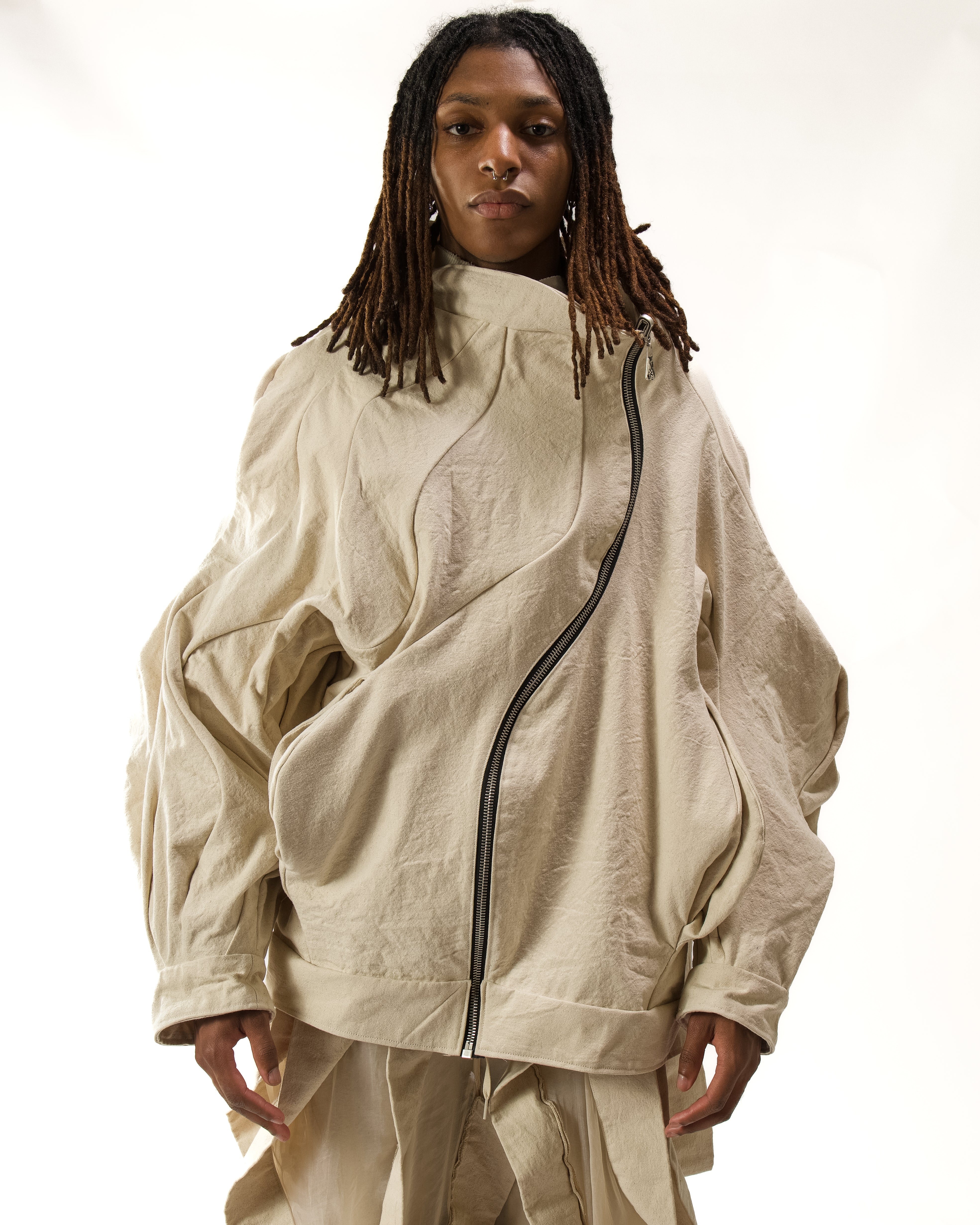 SAMPLE UNDYED REVERSIBLE POST HUMAN JACKET