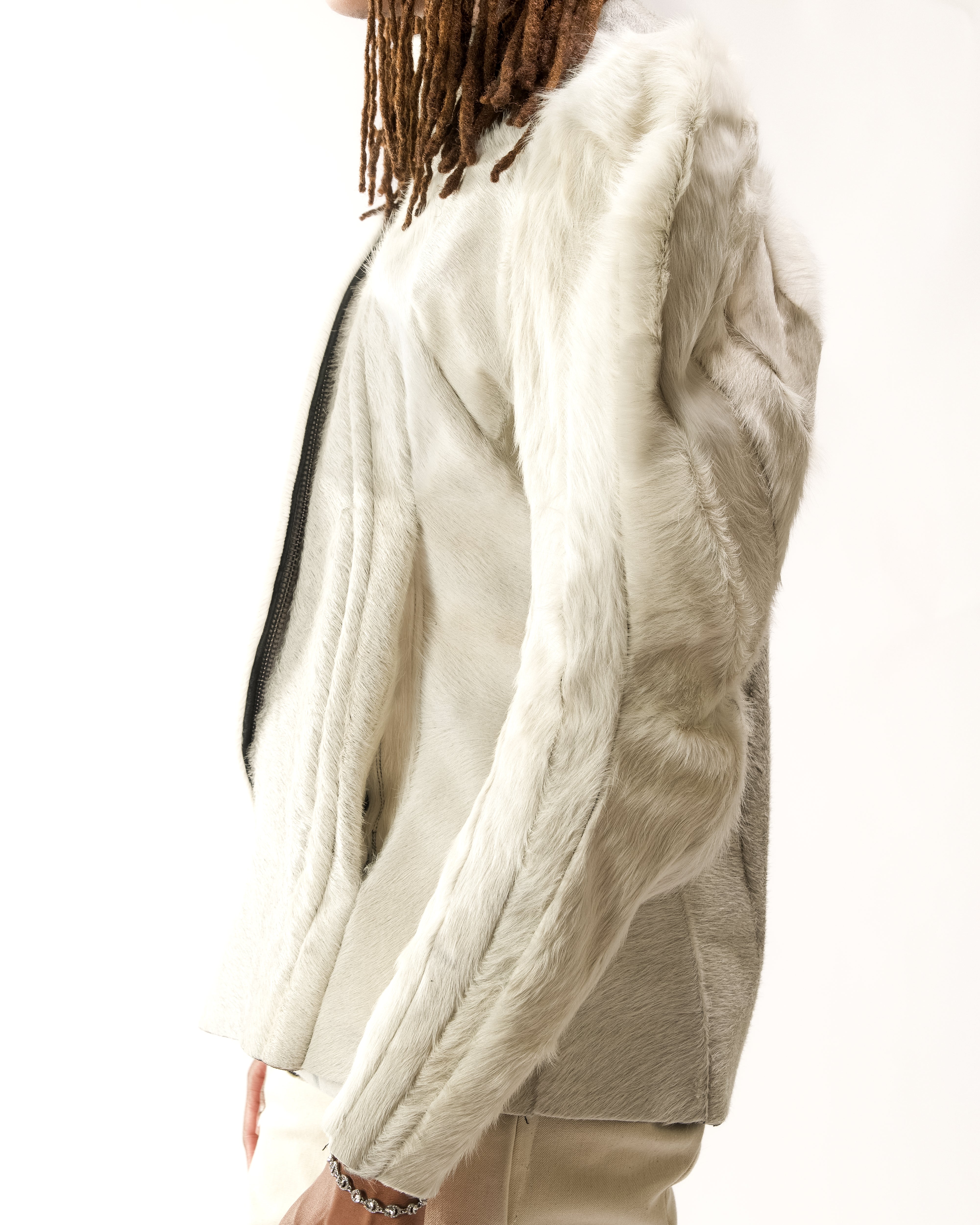 REVERSIBLE CARAPACE LEATHER JACKET