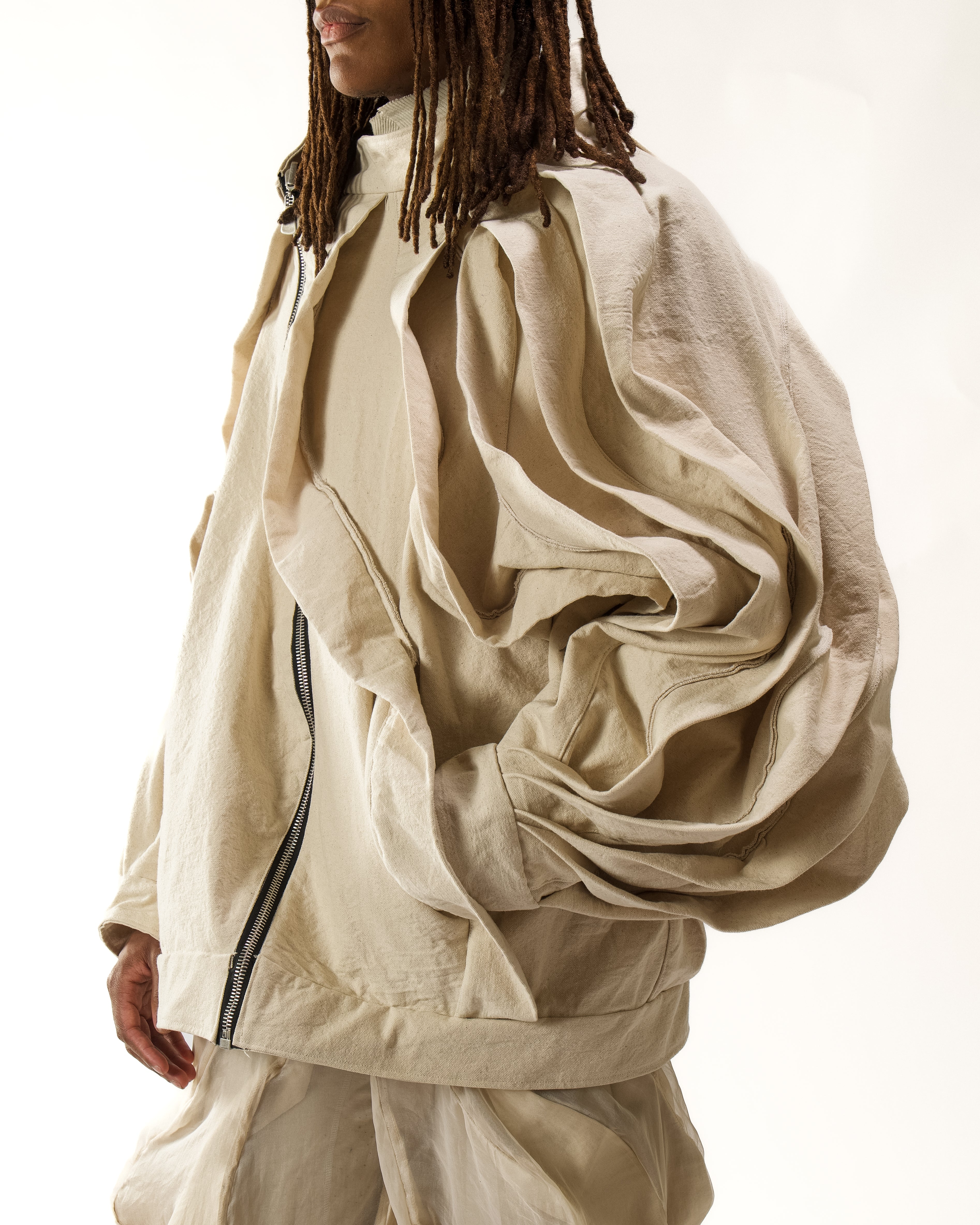 SAMPLE UNDYED REVERSIBLE POST HUMAN JACKET