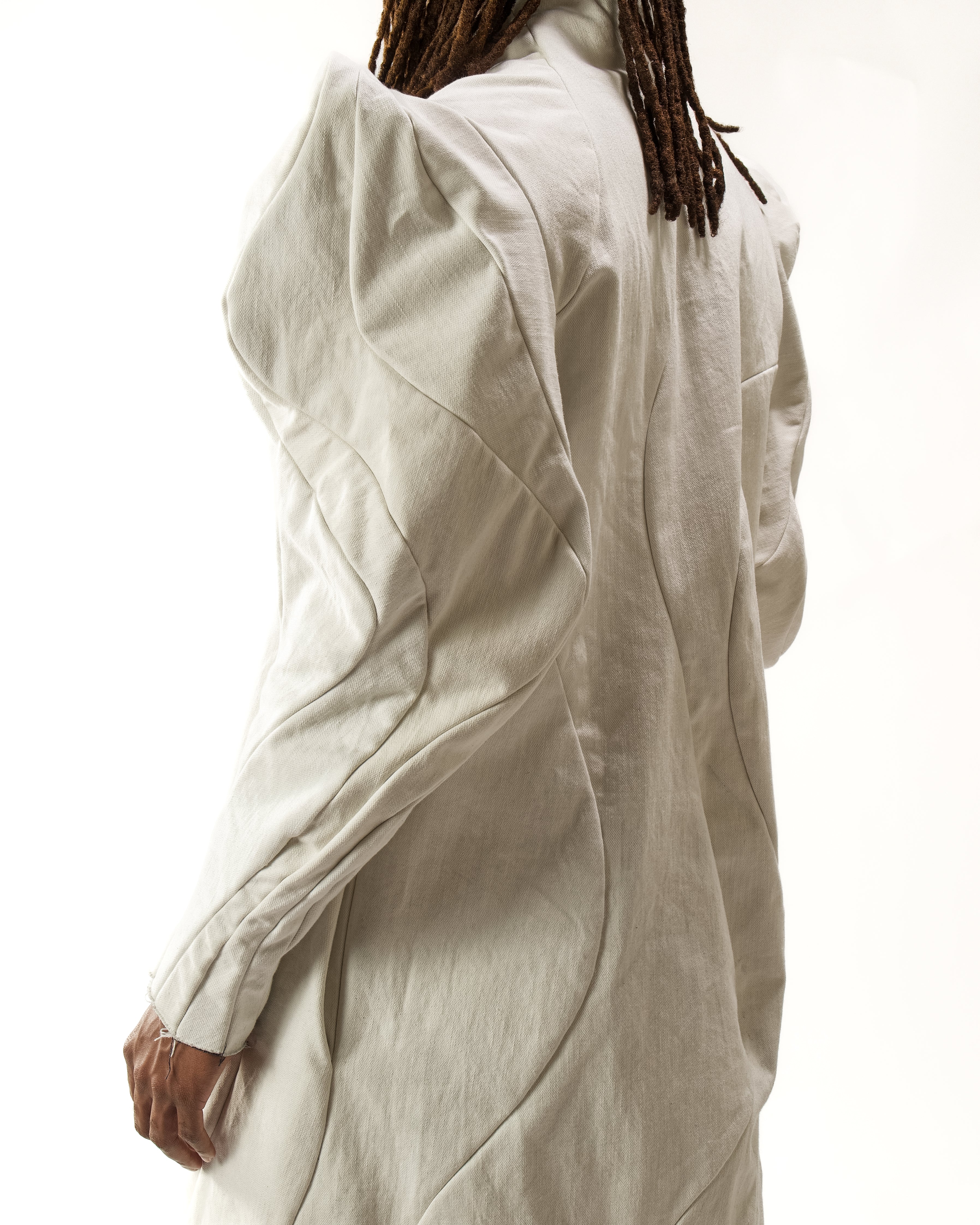 WAXED REVERSIBLE POST HUMAN COAT