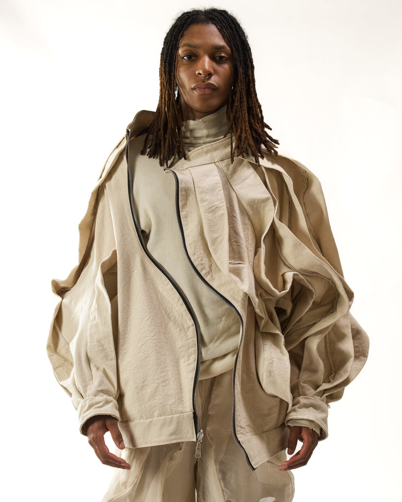 UNDYED REVERSIBLE POST HUMAN JACKET
