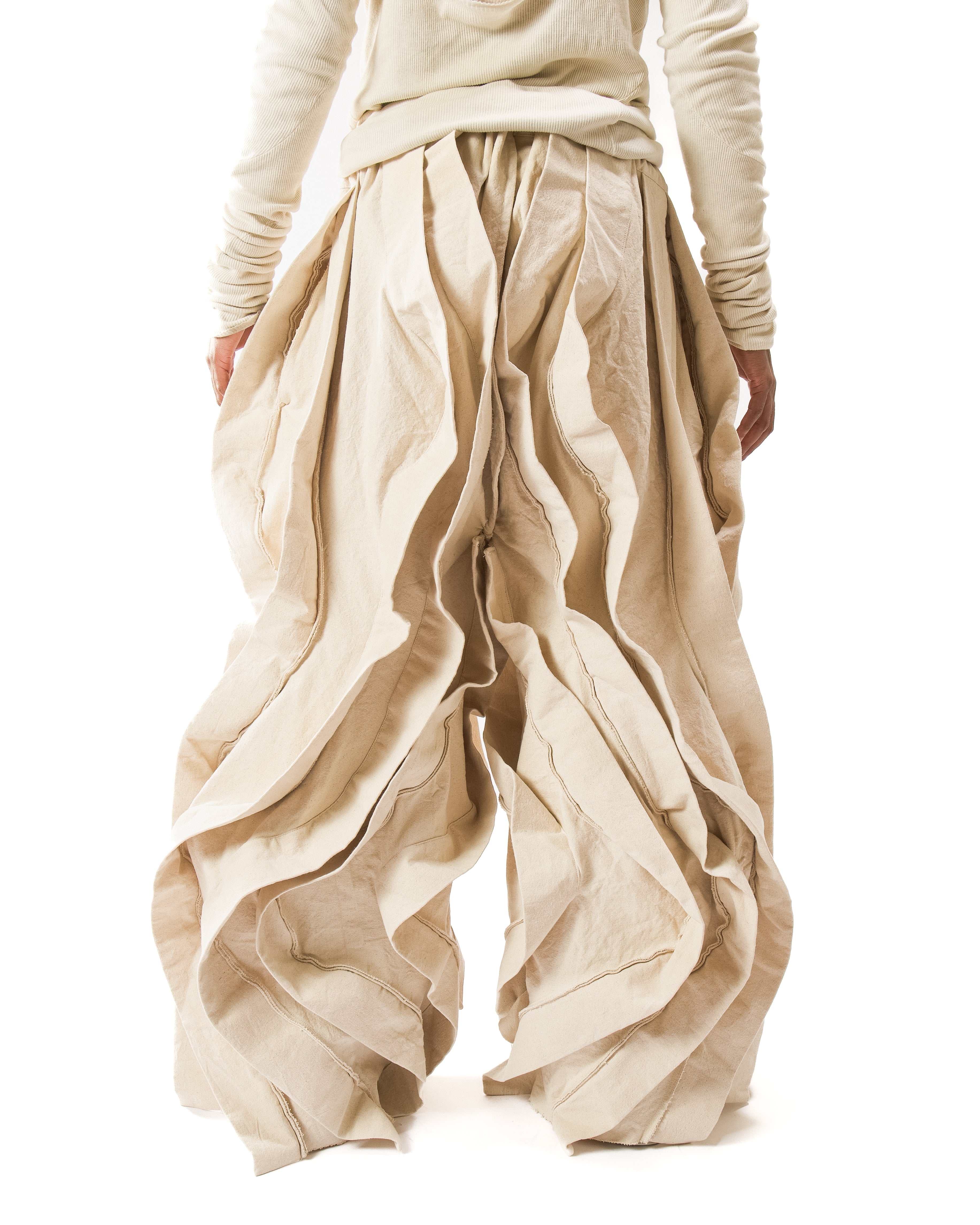 SAMPLE UNDYED REVERSIBLE POST HUMAN PANTS