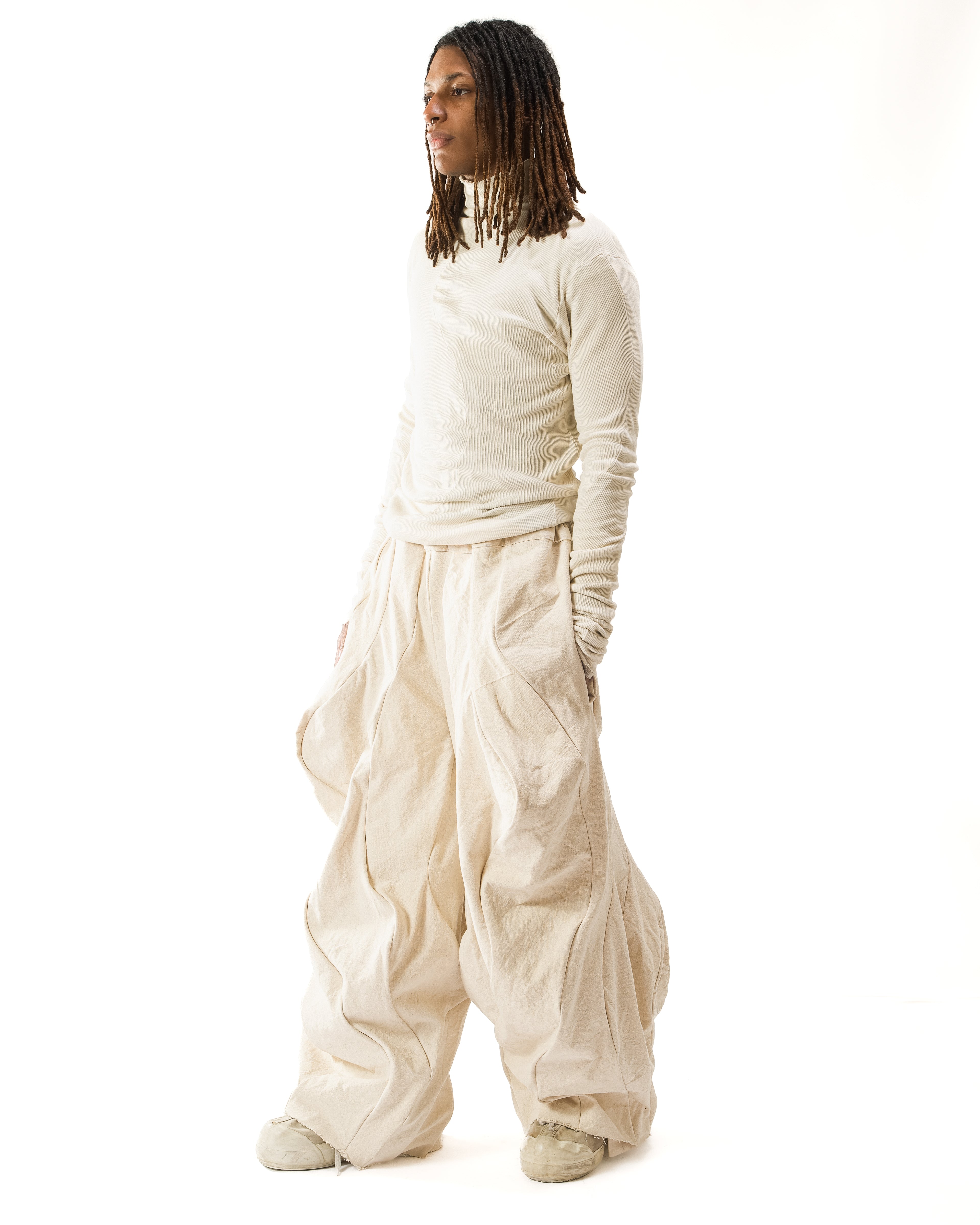SAMPLE UNDYED REVERSIBLE POST HUMAN PANTS