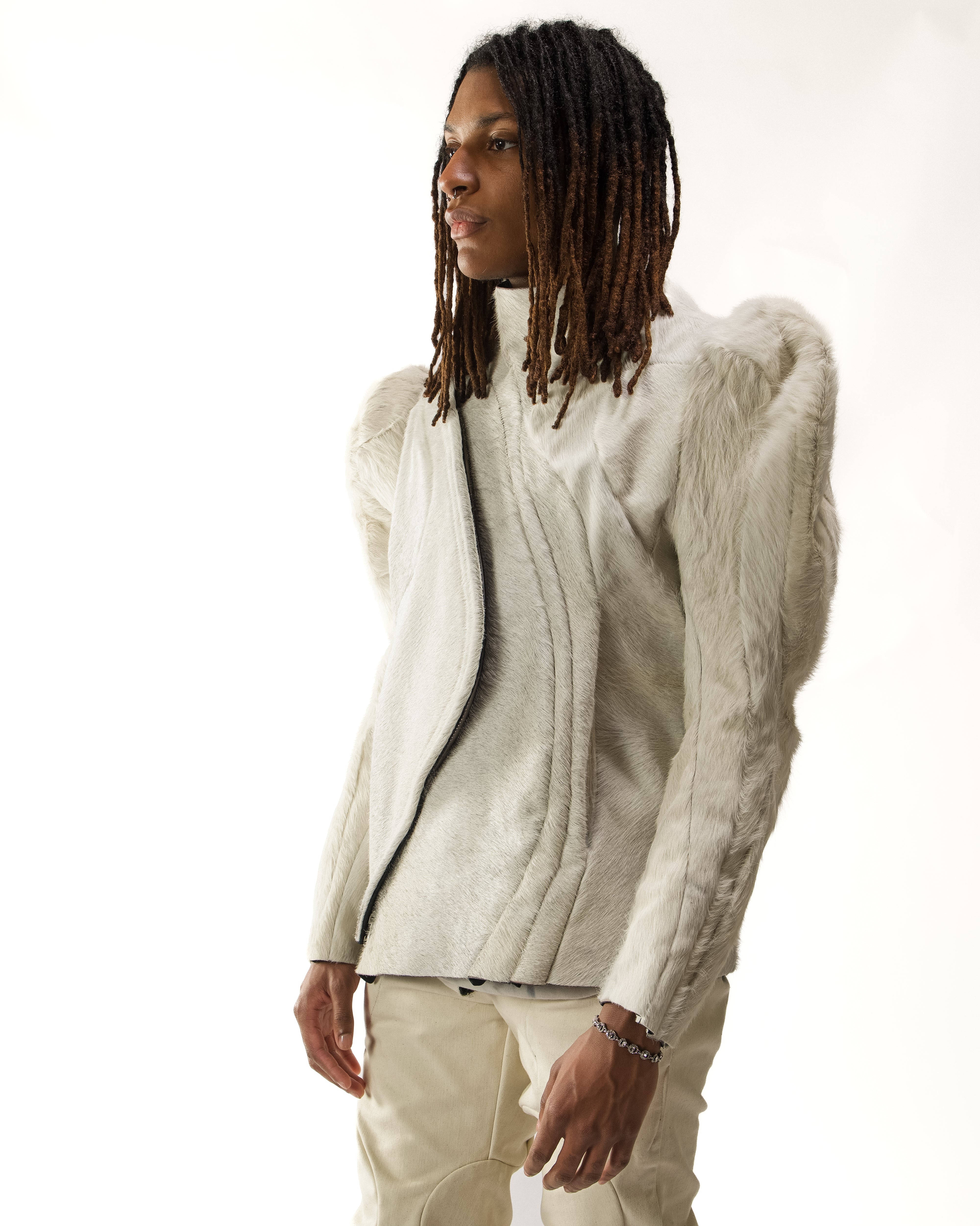 REVERSIBLE CARAPACE LEATHER JACKET