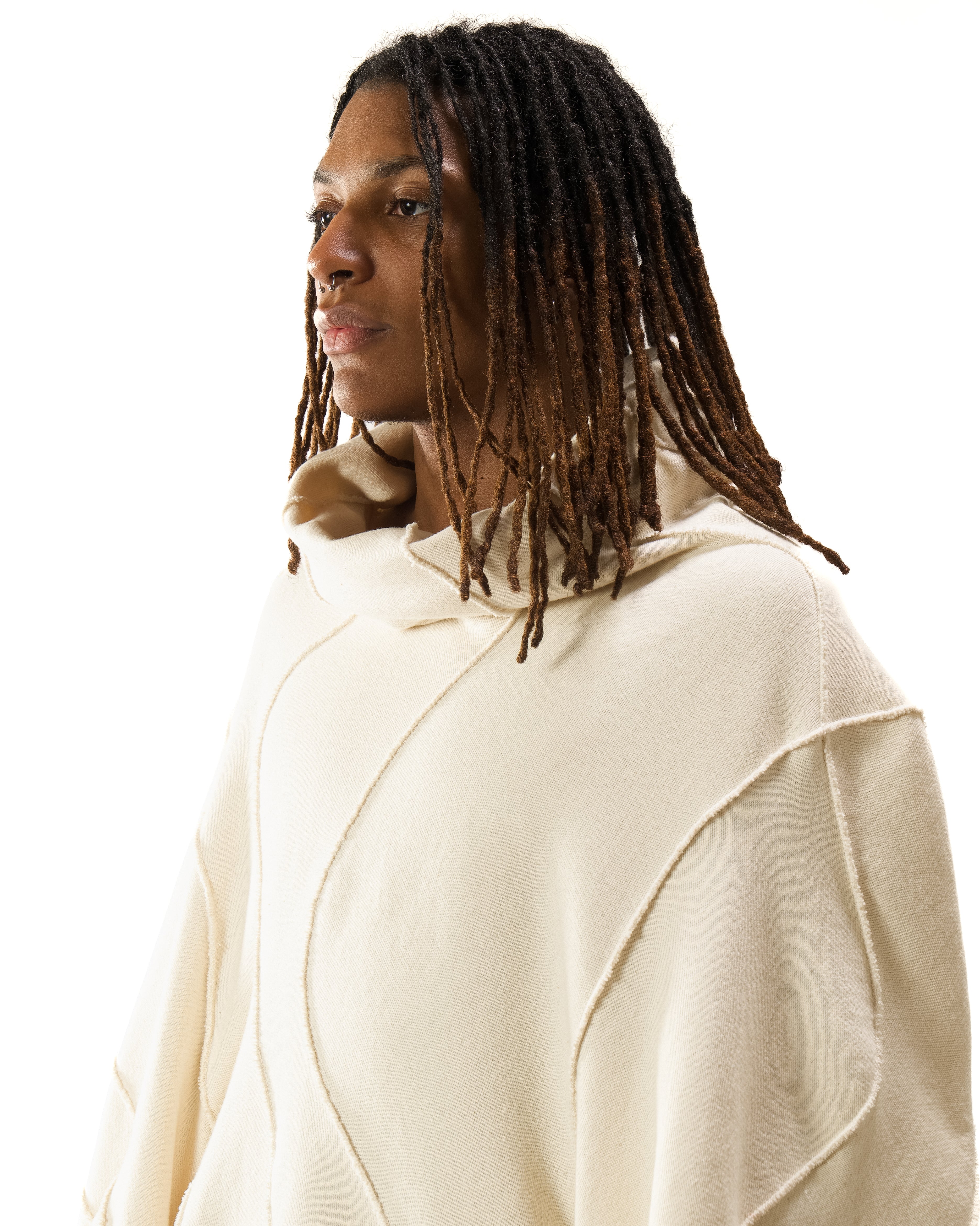UNDYED REVERSIBLE POST HUMAN SWEATER