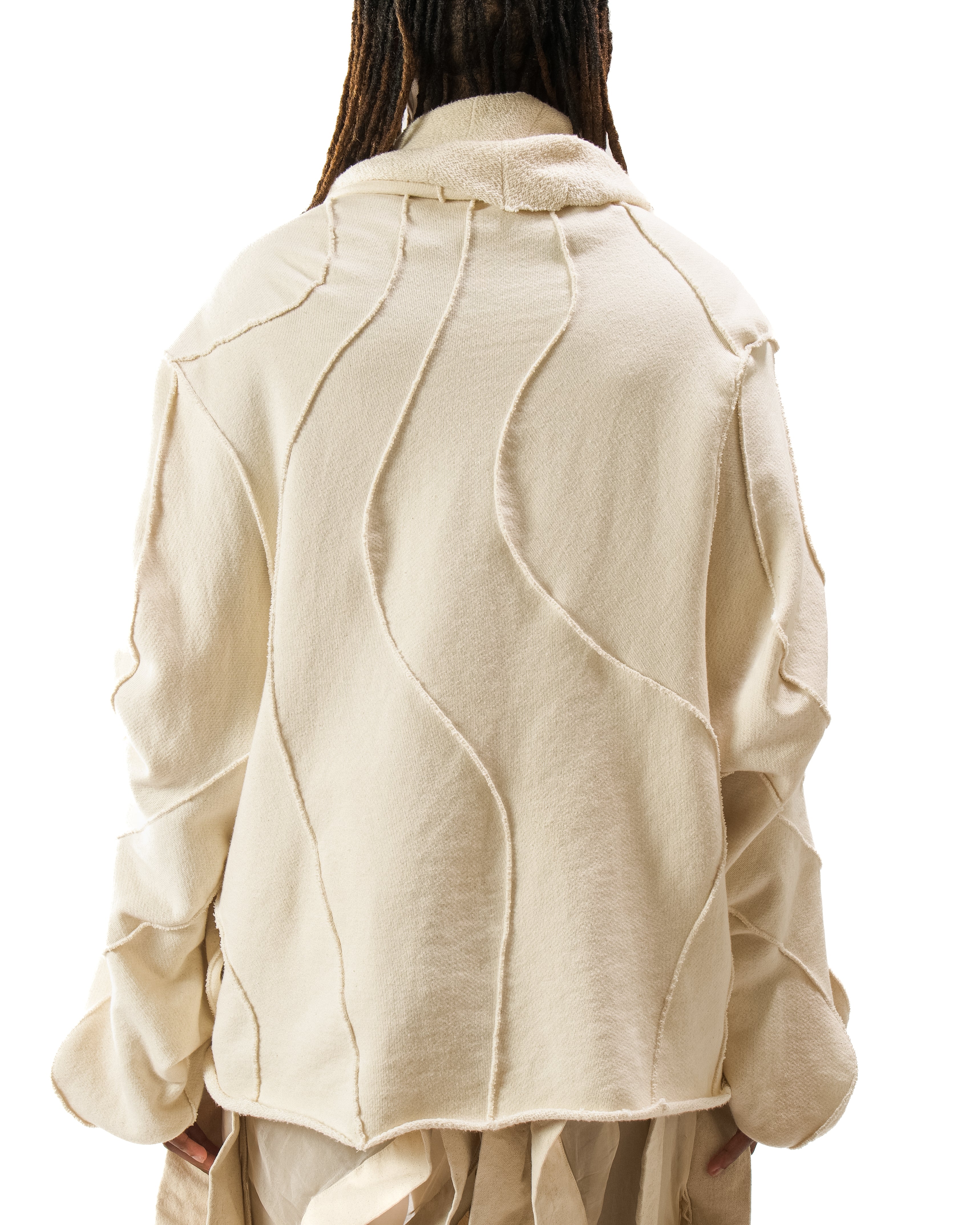 UNDYED REVERSIBLE POST HUMAN SWEATER