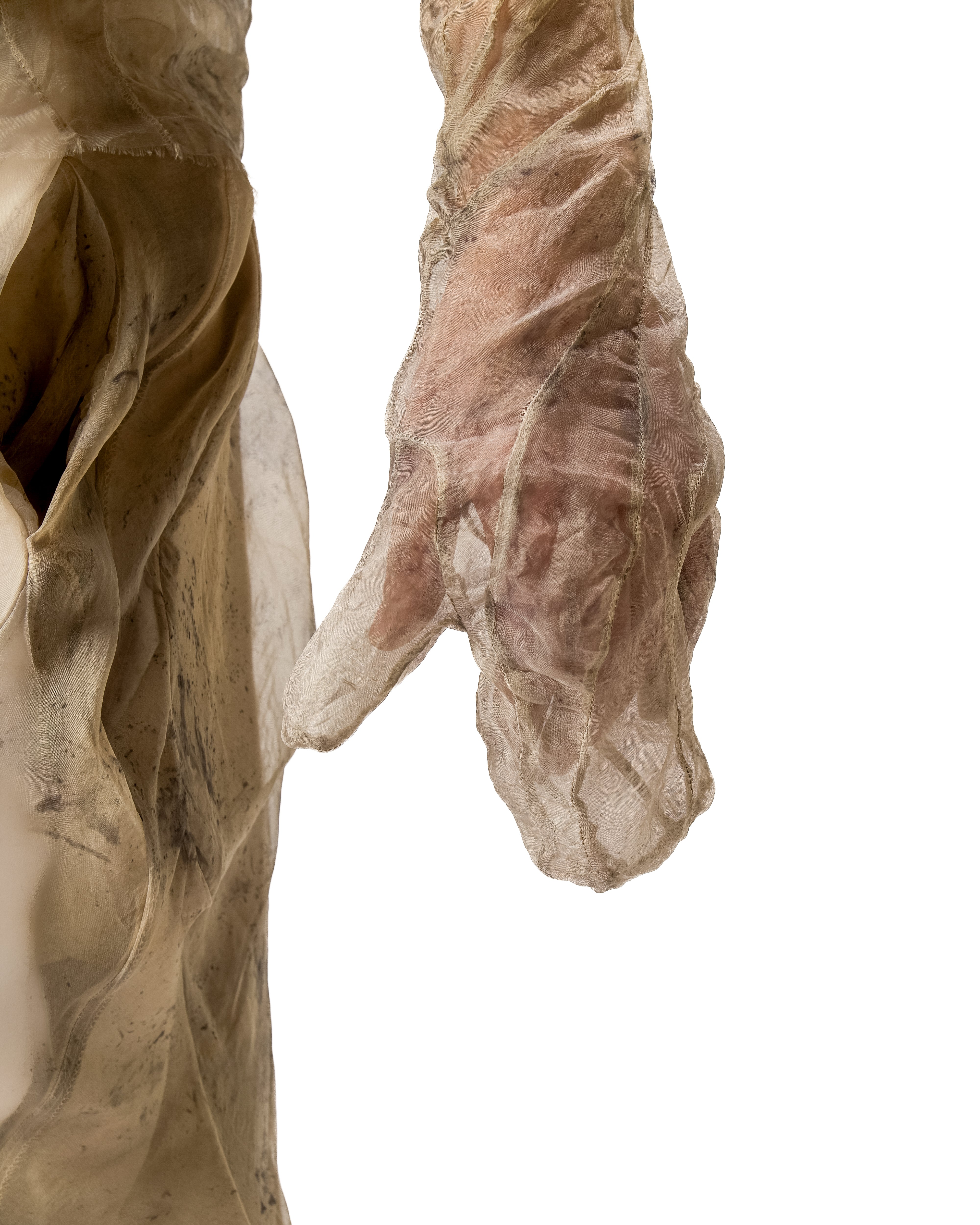 OXIDIZED IRON REVERSIBLE VENA GLOVE TOP