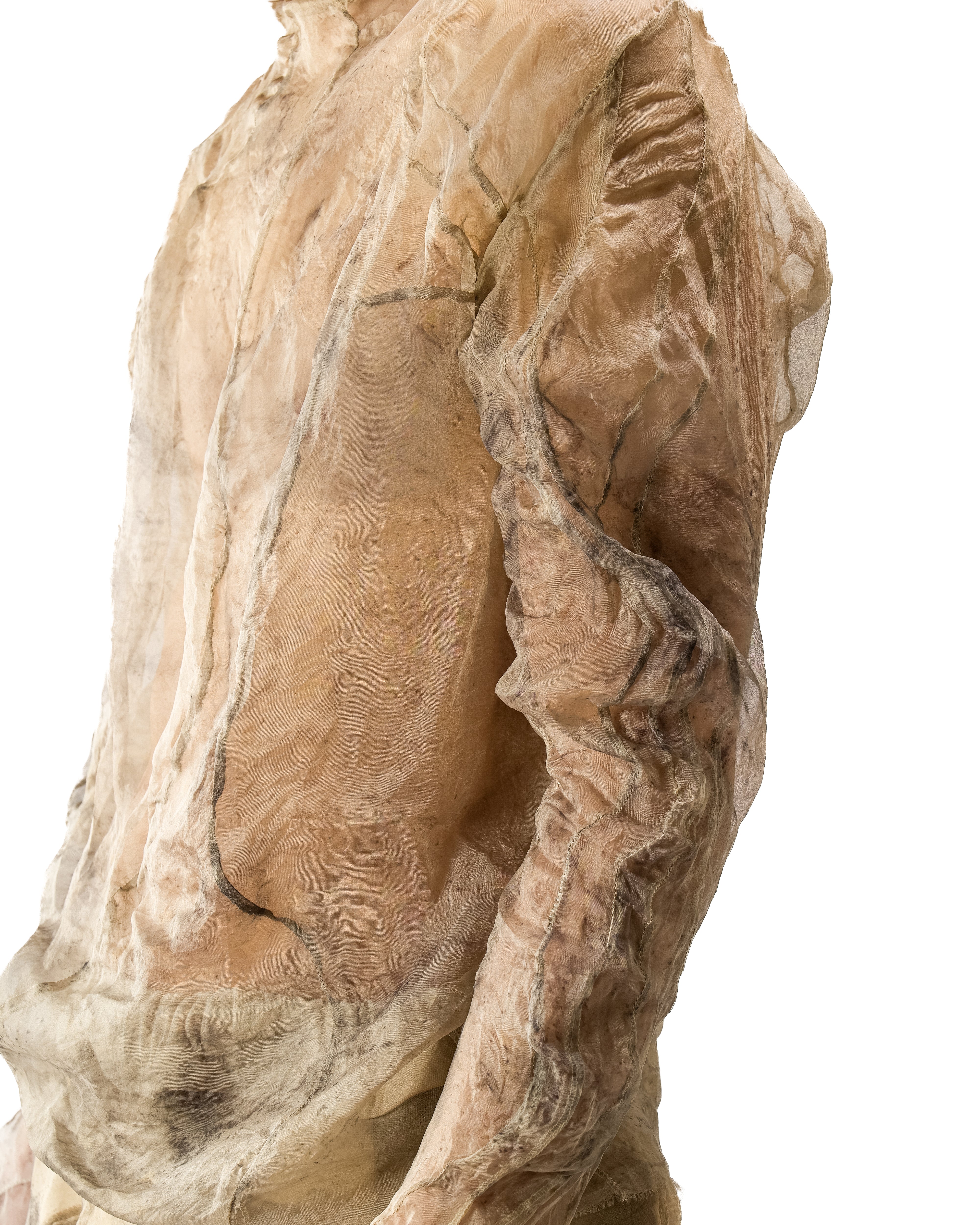 OXIDIZED IRON REVERSIBLE VENA GLOVE TOP