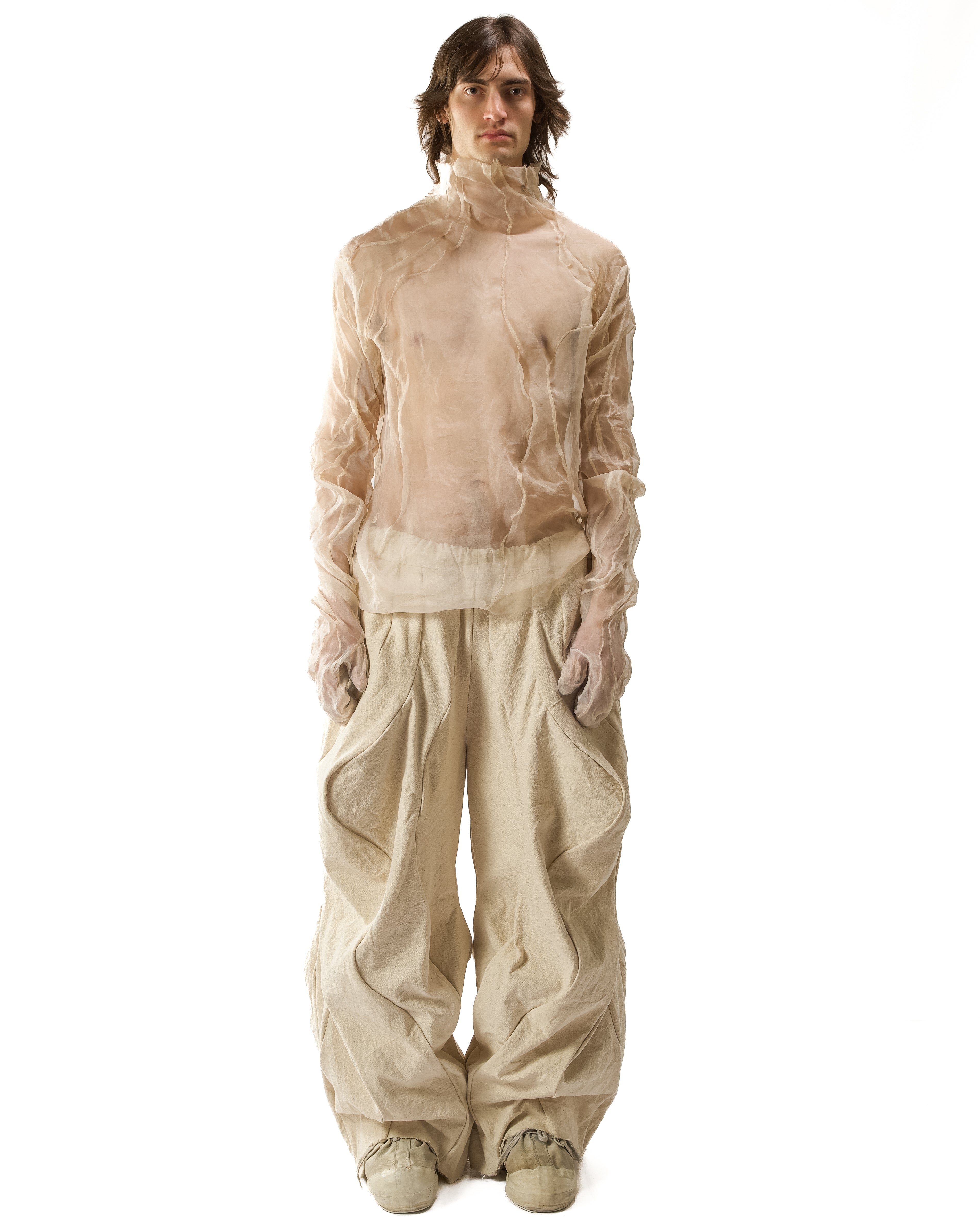 UNDYED REVERSIBLE VENA GLOVE TOP