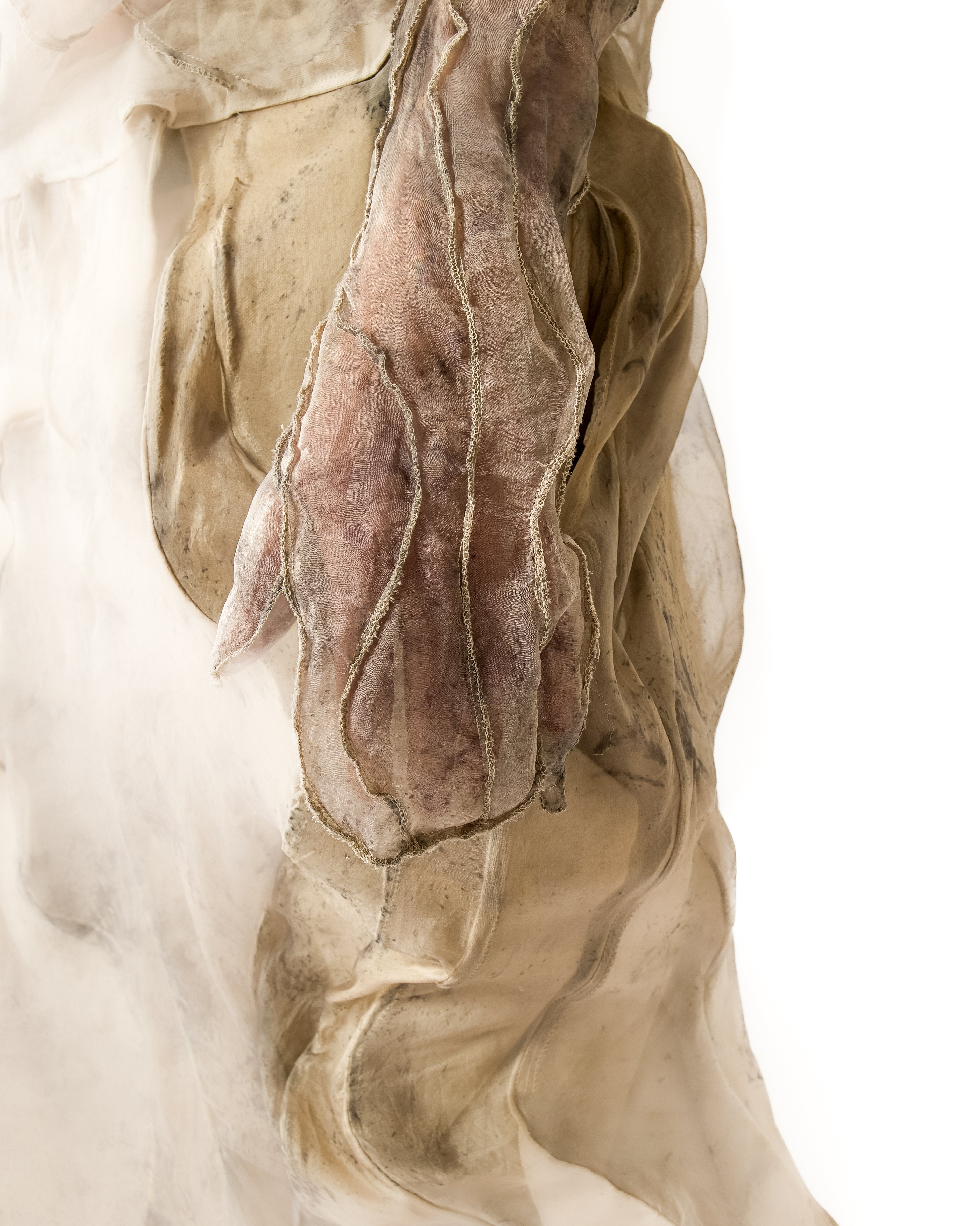 OXIDIZED IRON REVERSIBLE VENA GLOVE TOP