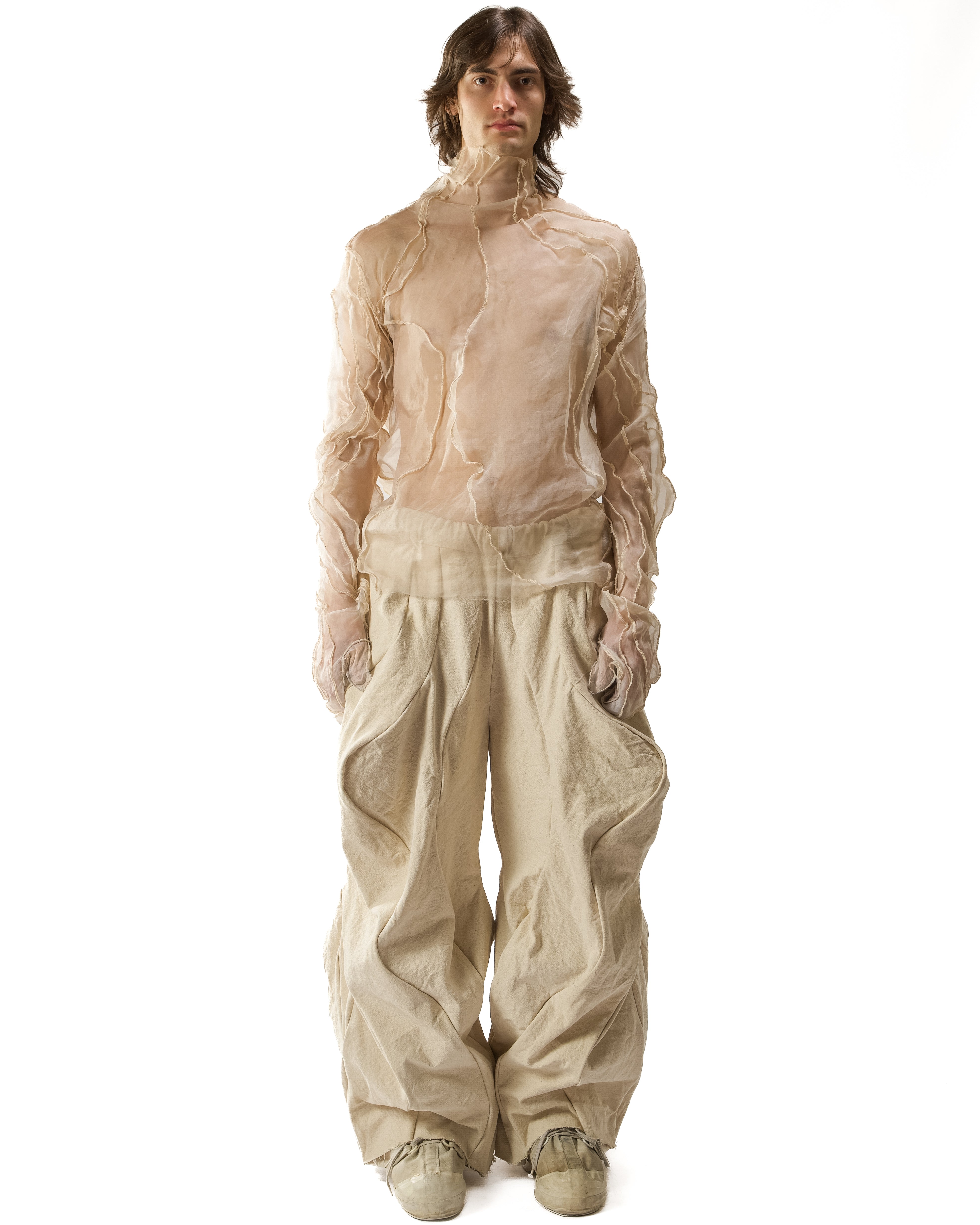 UNDYED REVERSIBLE VENA GLOVE TOP