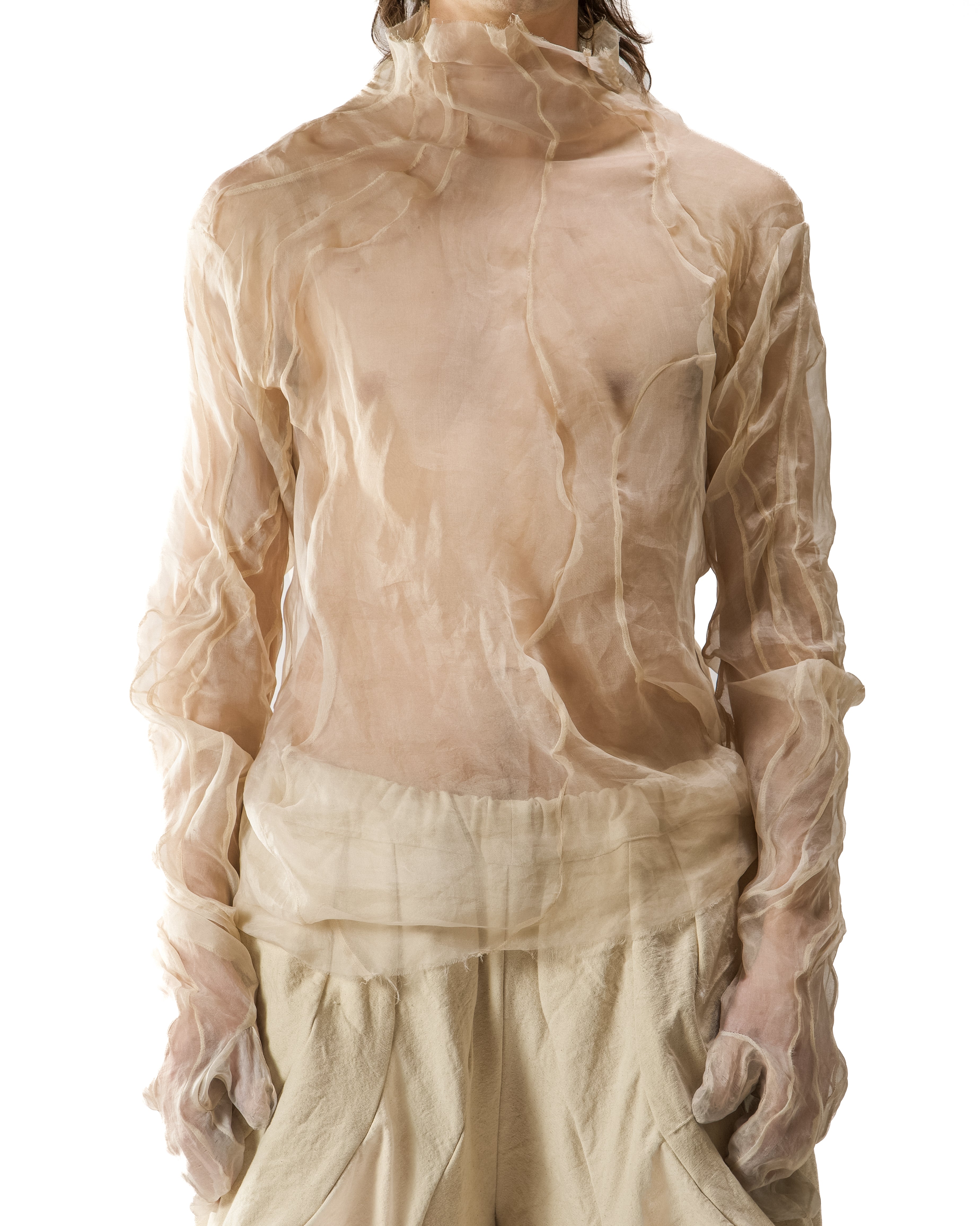 UNDYED REVERSIBLE VENA GLOVE TOP