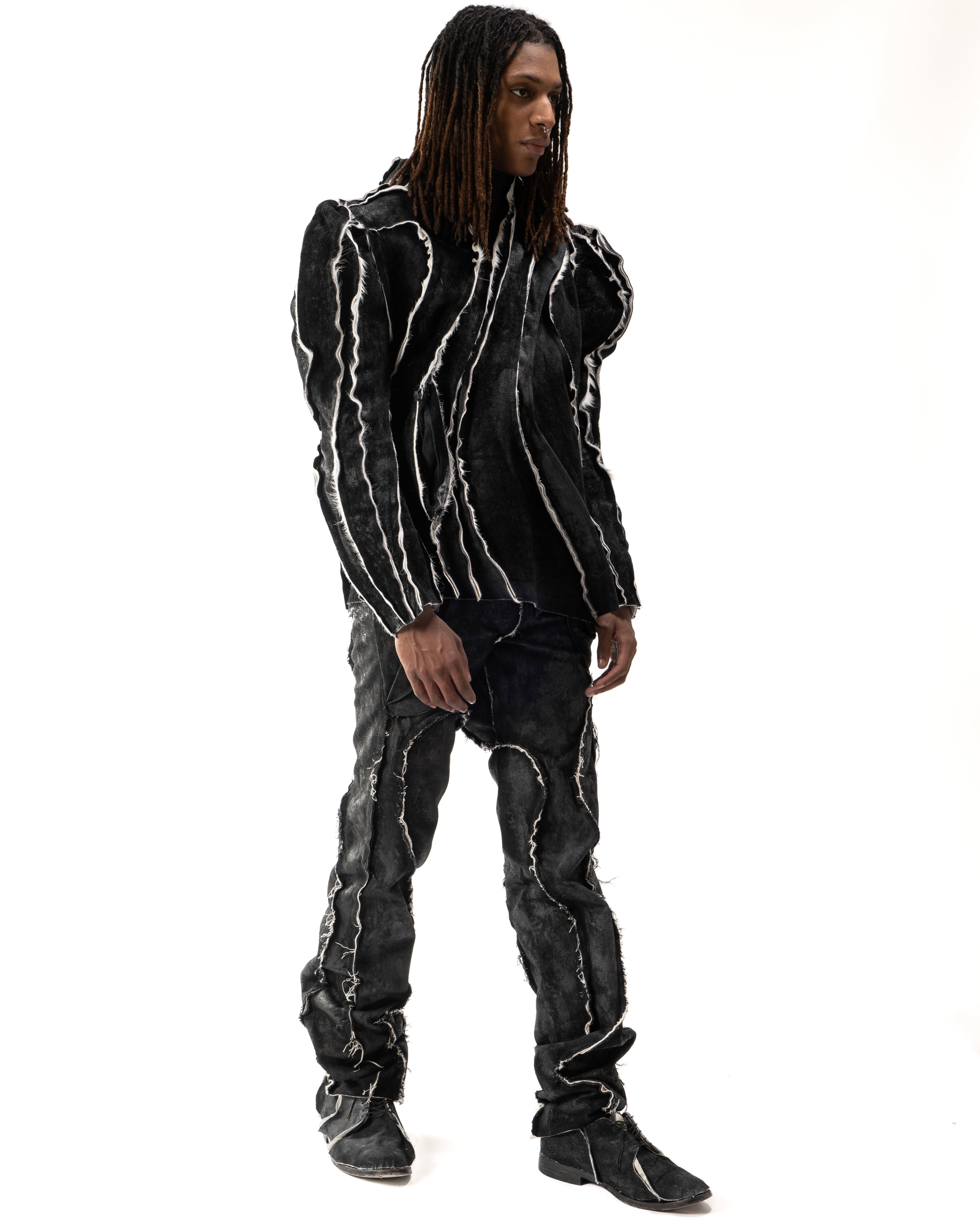 REVERSIBLE CARAPACE LEATHER JACKET