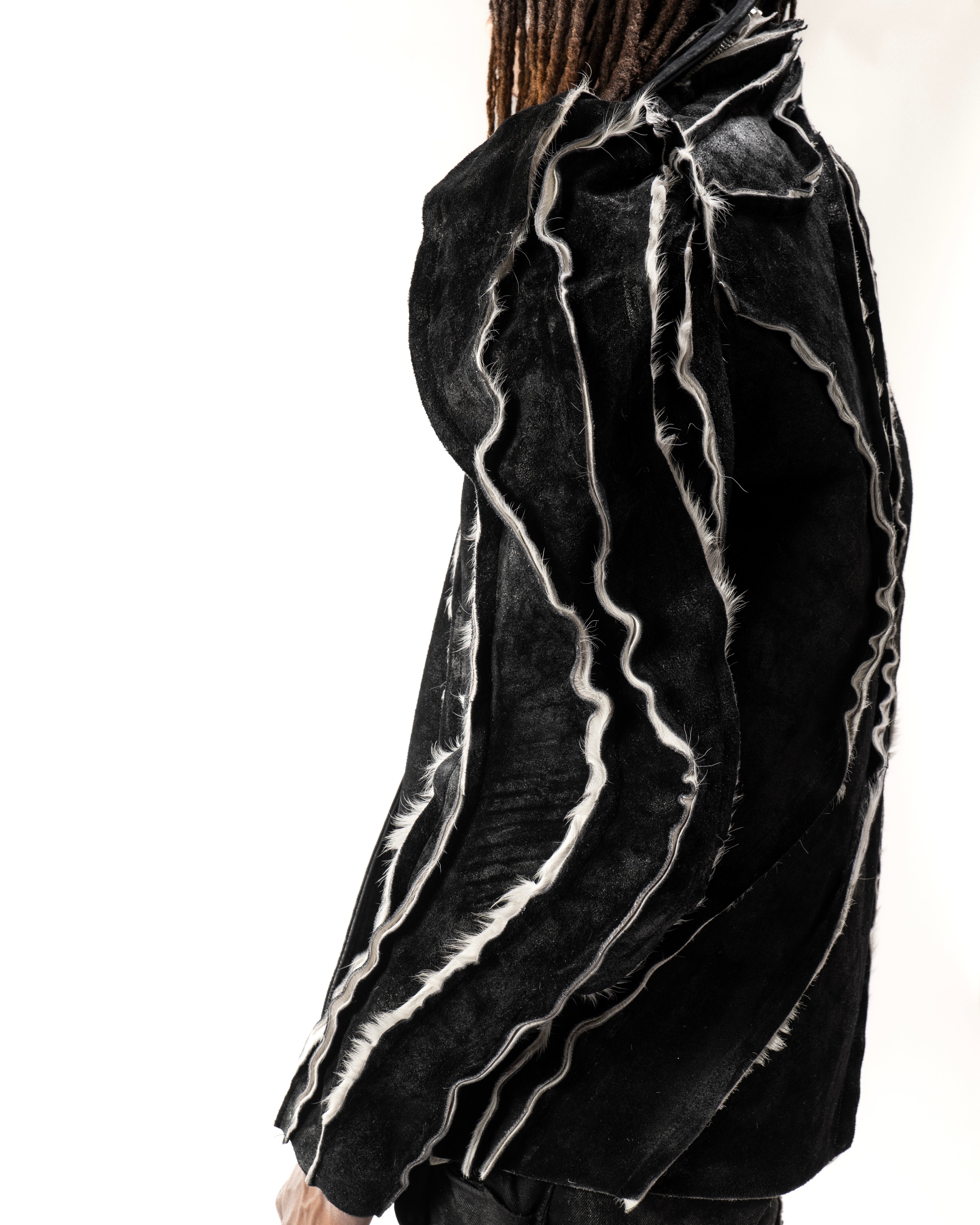 REVERSIBLE CARAPACE LEATHER JACKET