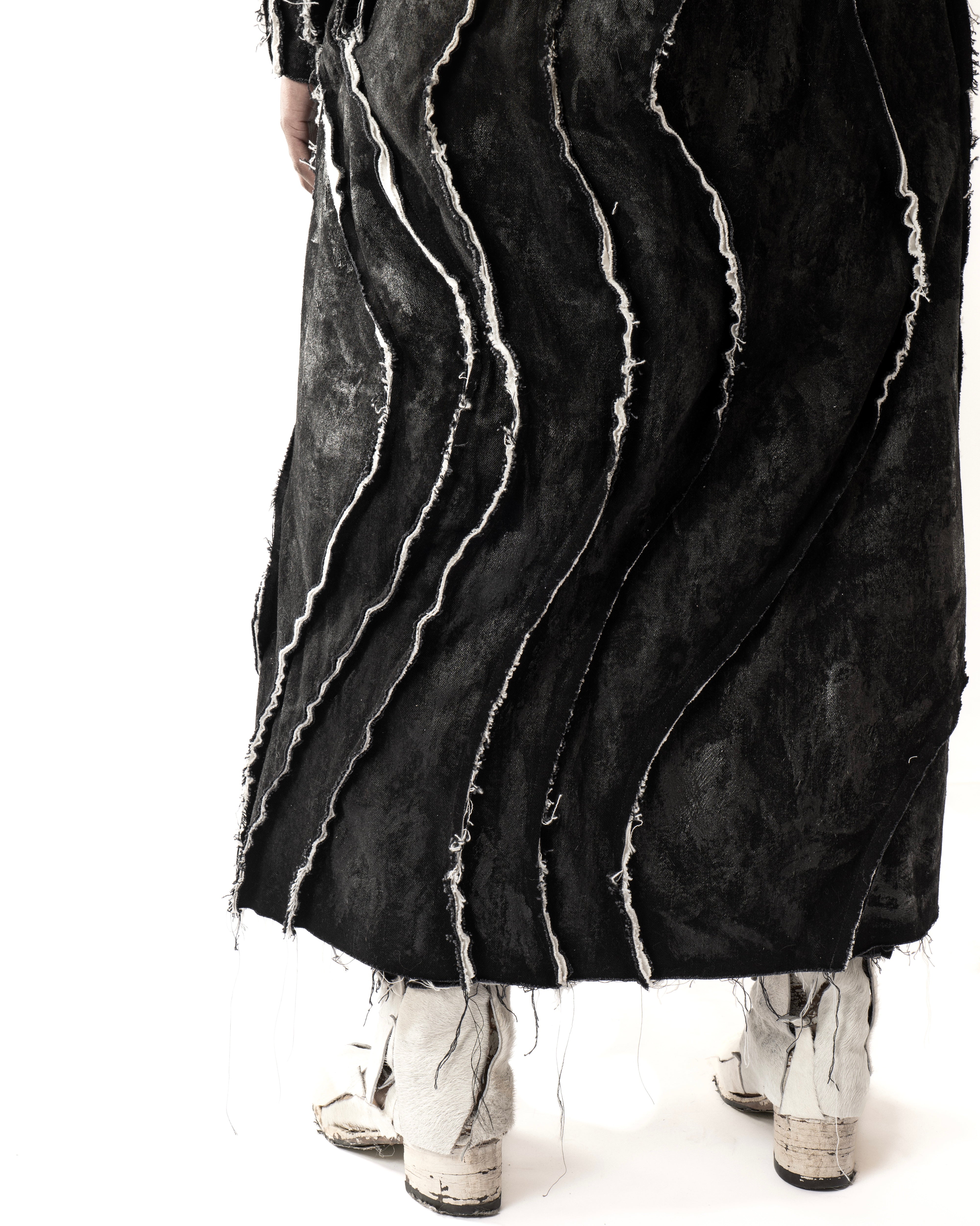 WAXED REVERSIBLE POST HUMAN COAT