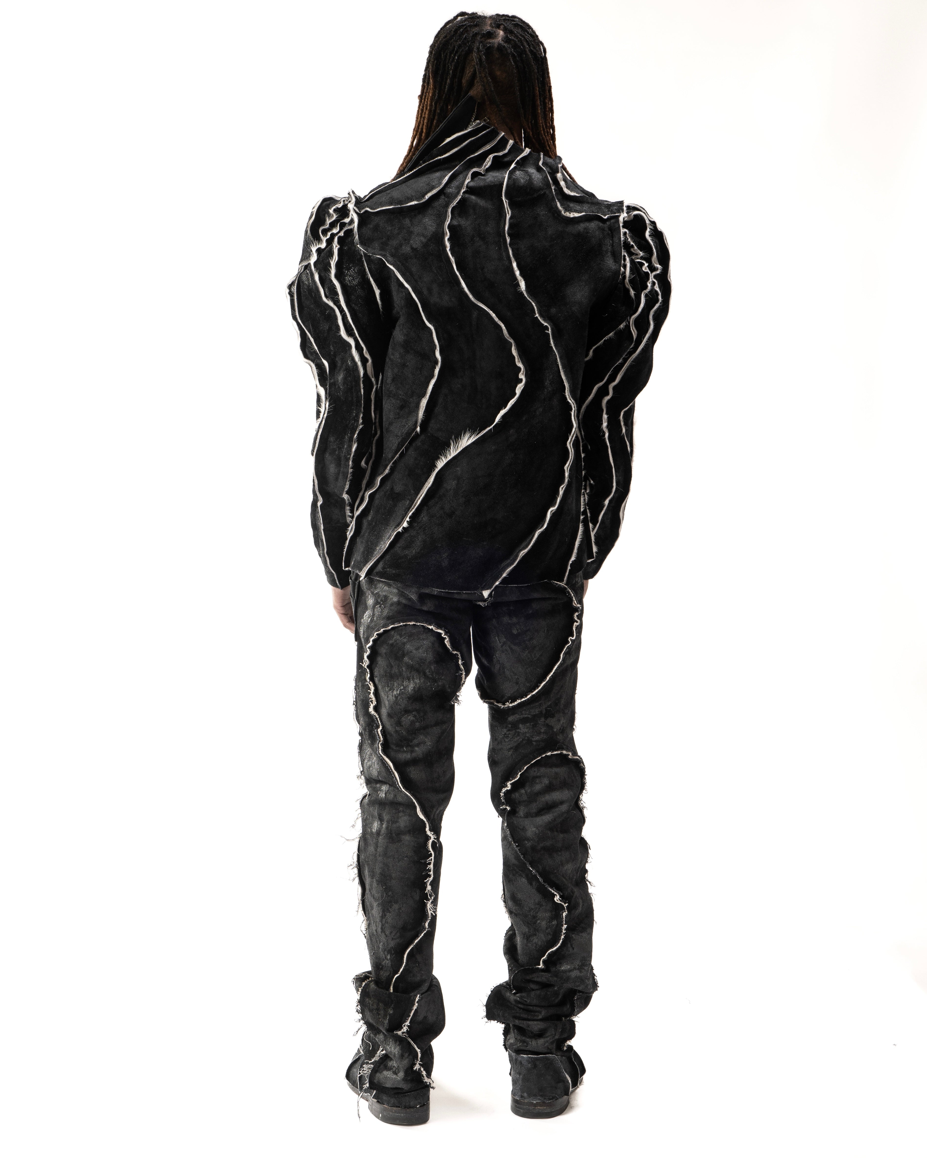 REVERSIBLE CARAPACE LEATHER JACKET