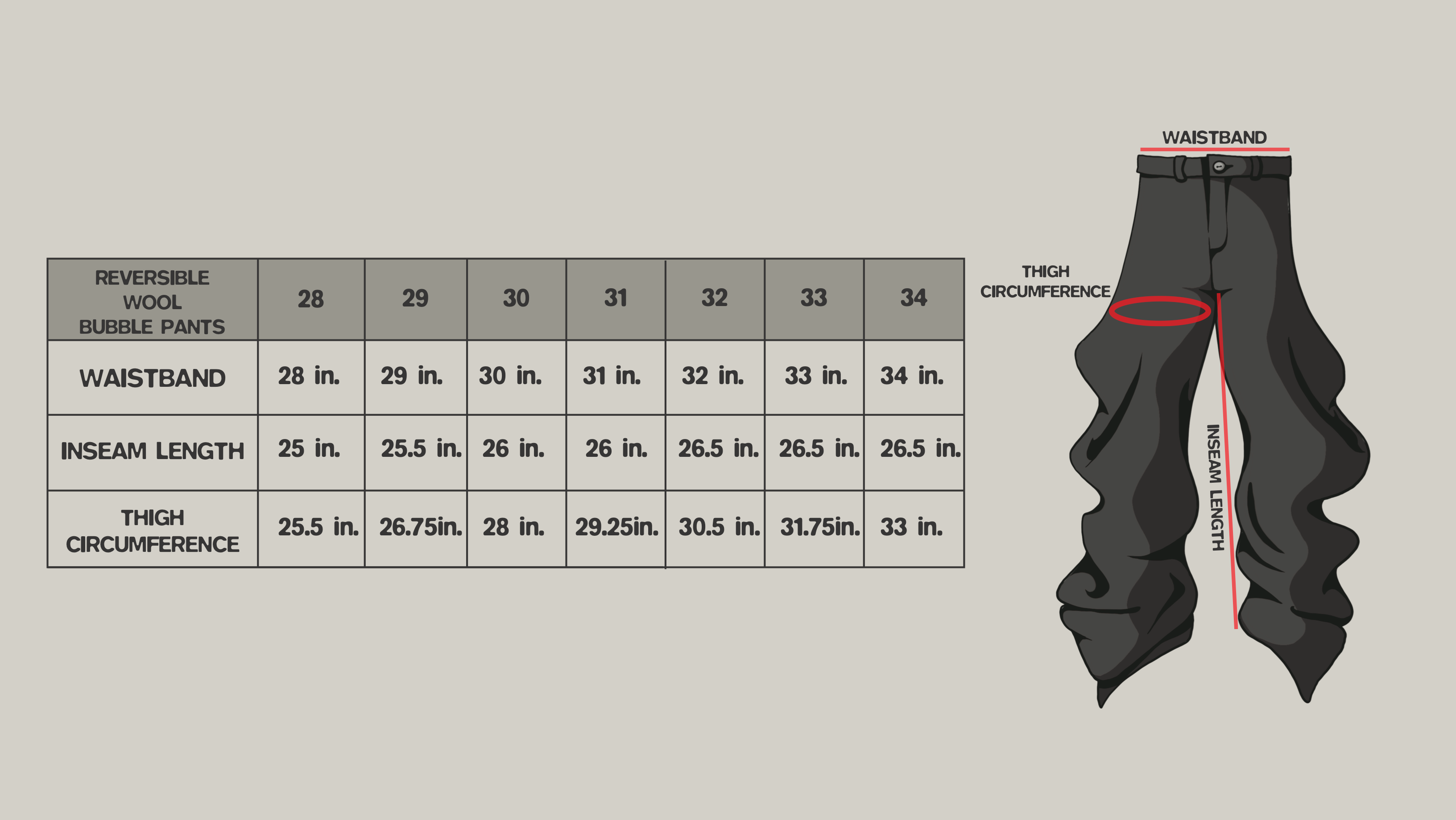 SAMPLE GREY REVERSIBLE BUBBLE PANTS